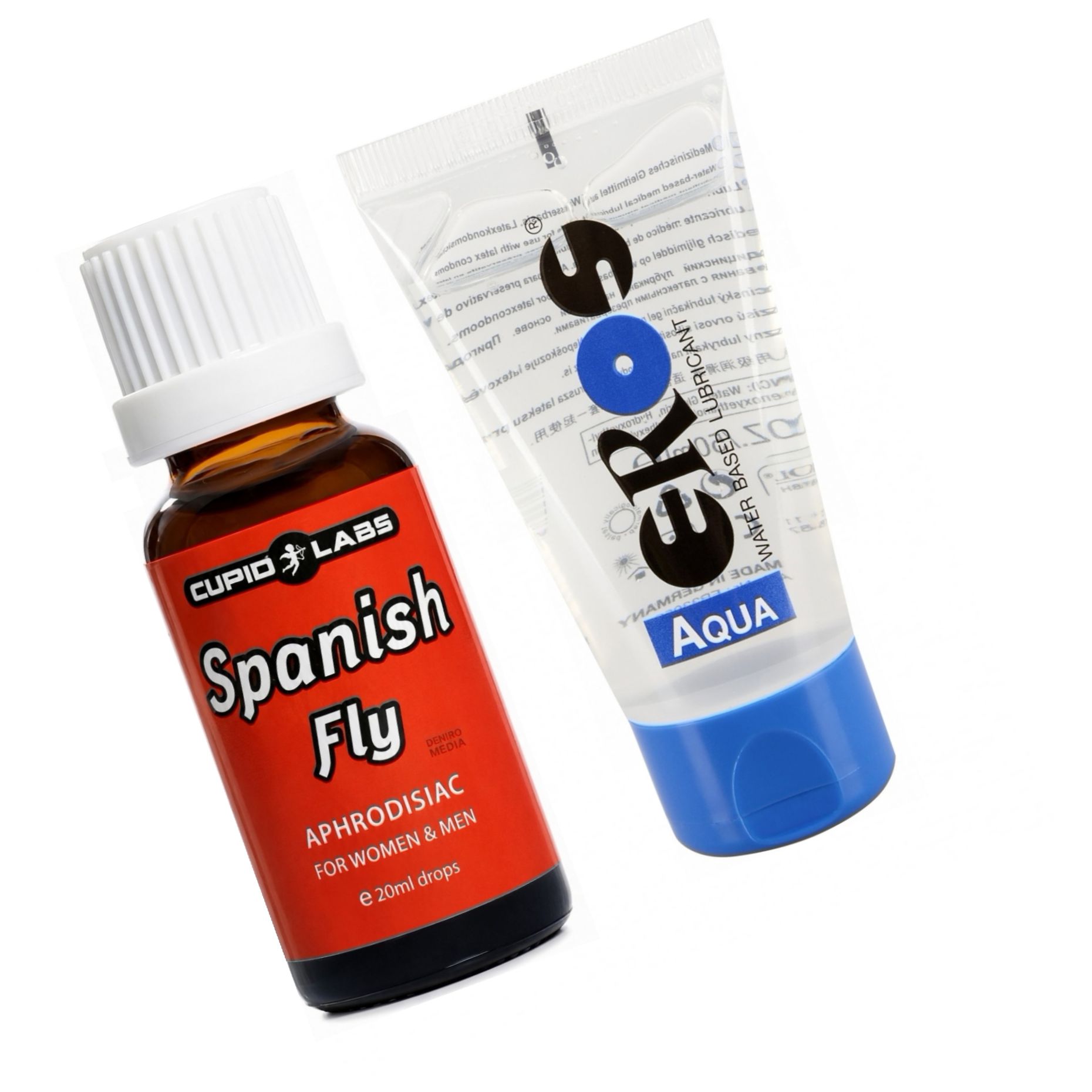 Pachet Spanish Fly + Lubrifiant Eros Aqua
