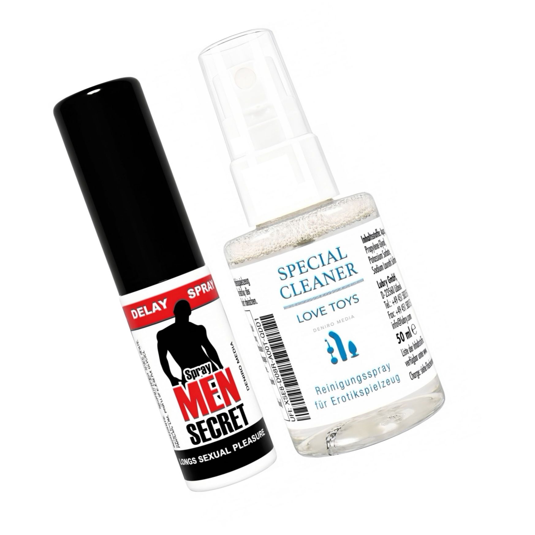 Pachet Spray Ejaculare Precoce Men Secret 15ml + Special Cleaner Love Toys 50ml