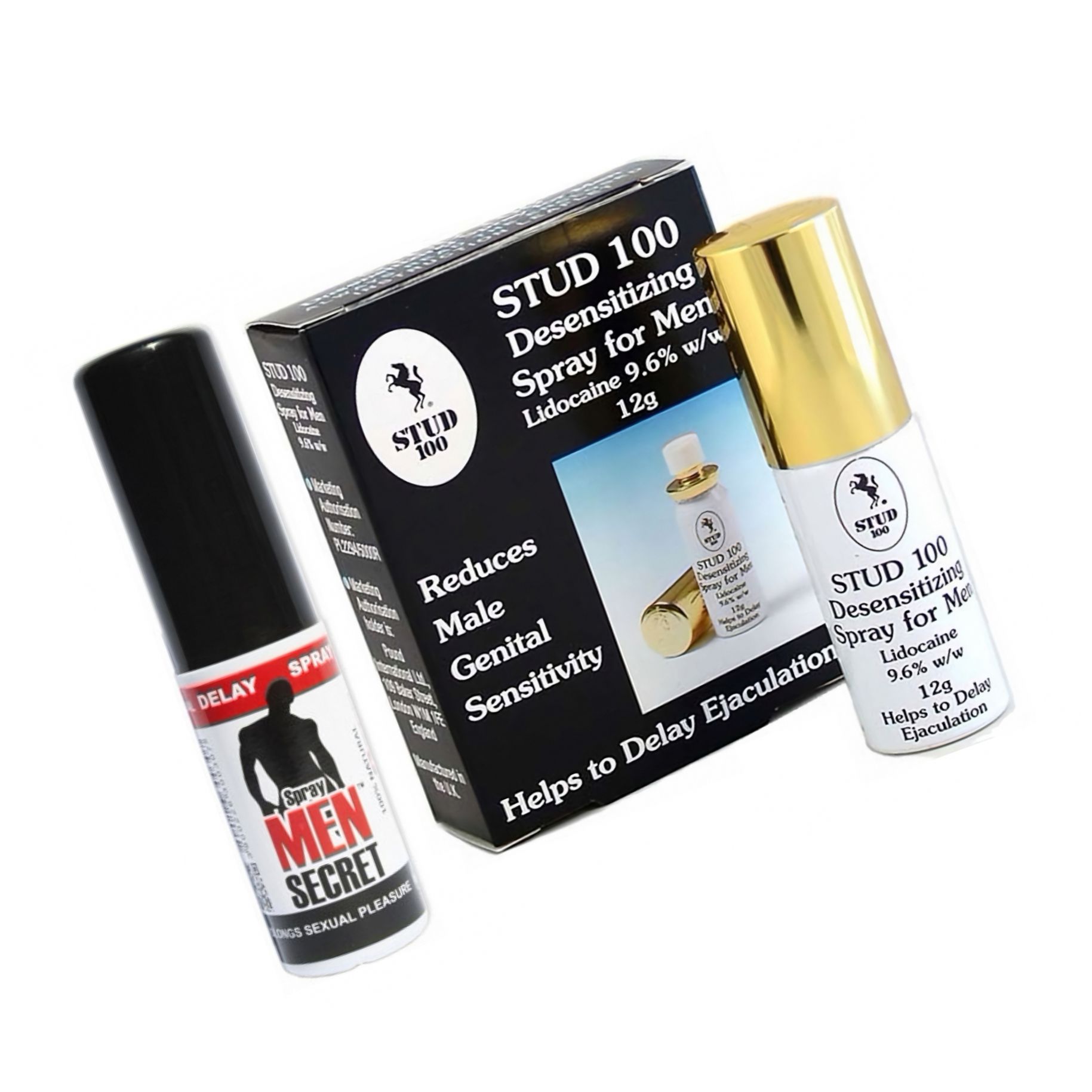 Pachet Spray Ejaculare Precoce Men Secret 15ml + Spray Stud 100 Original