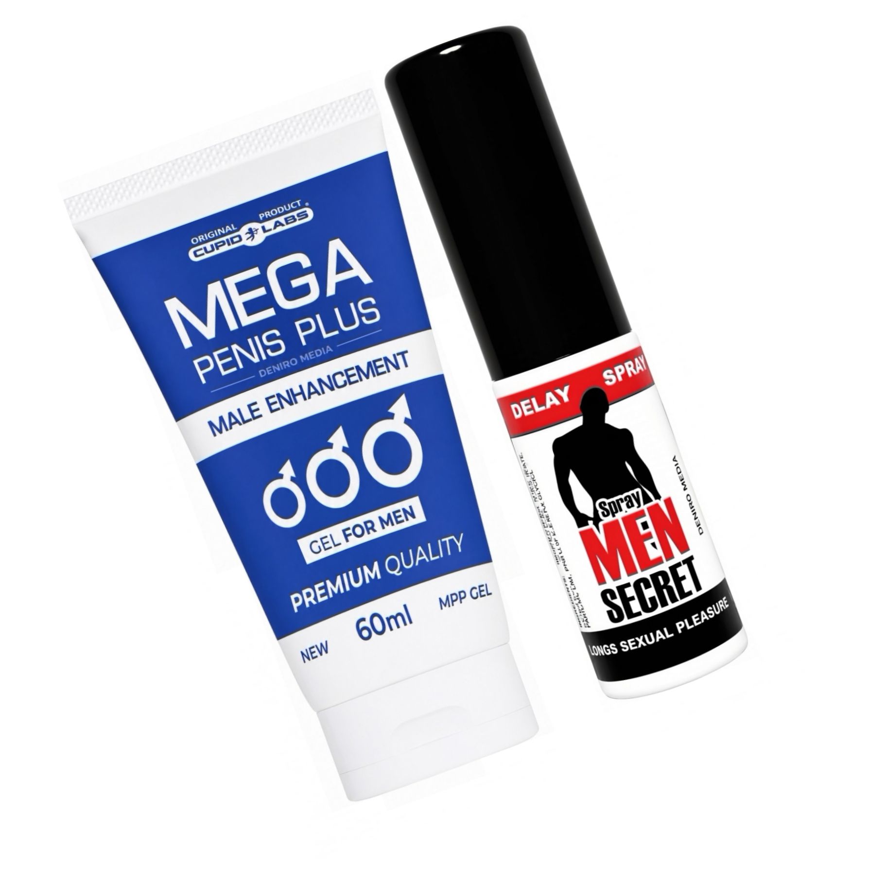 Pachet Spray Men Secret Și Gel Mega Penis Plus