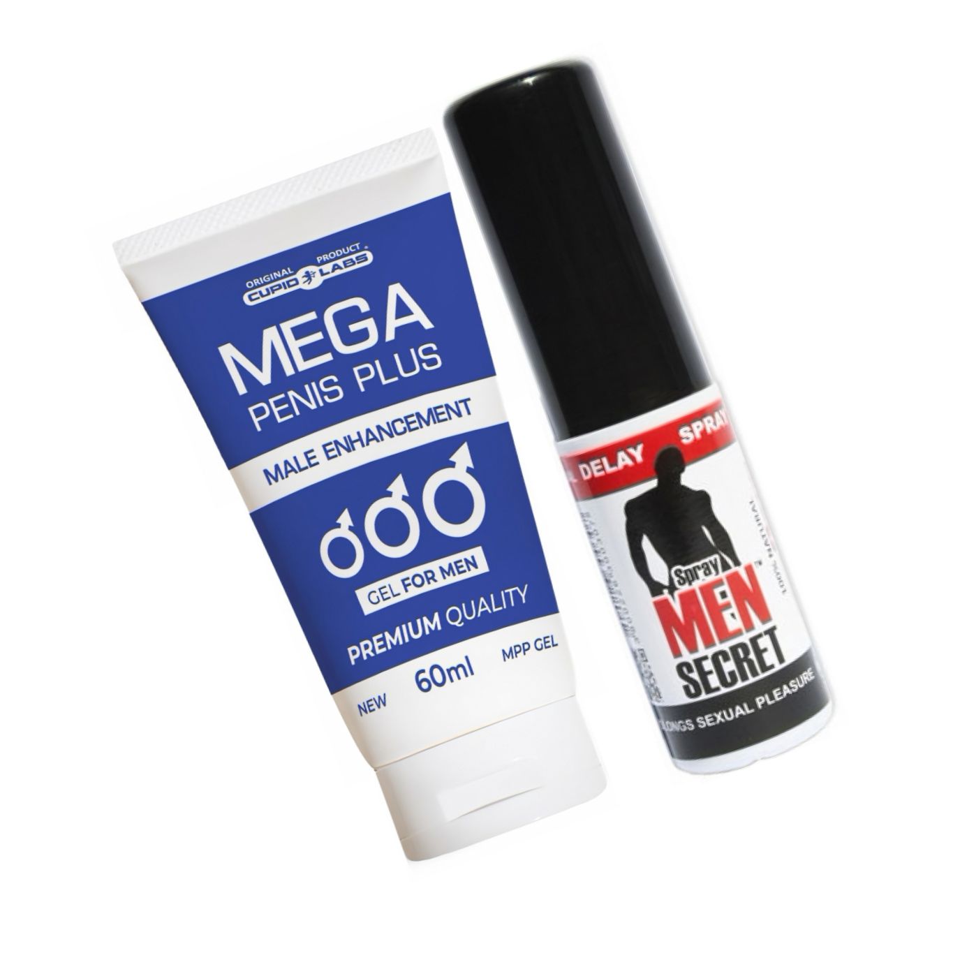 Pachet Spray Men Secret Și Gel Mega Penis Plus