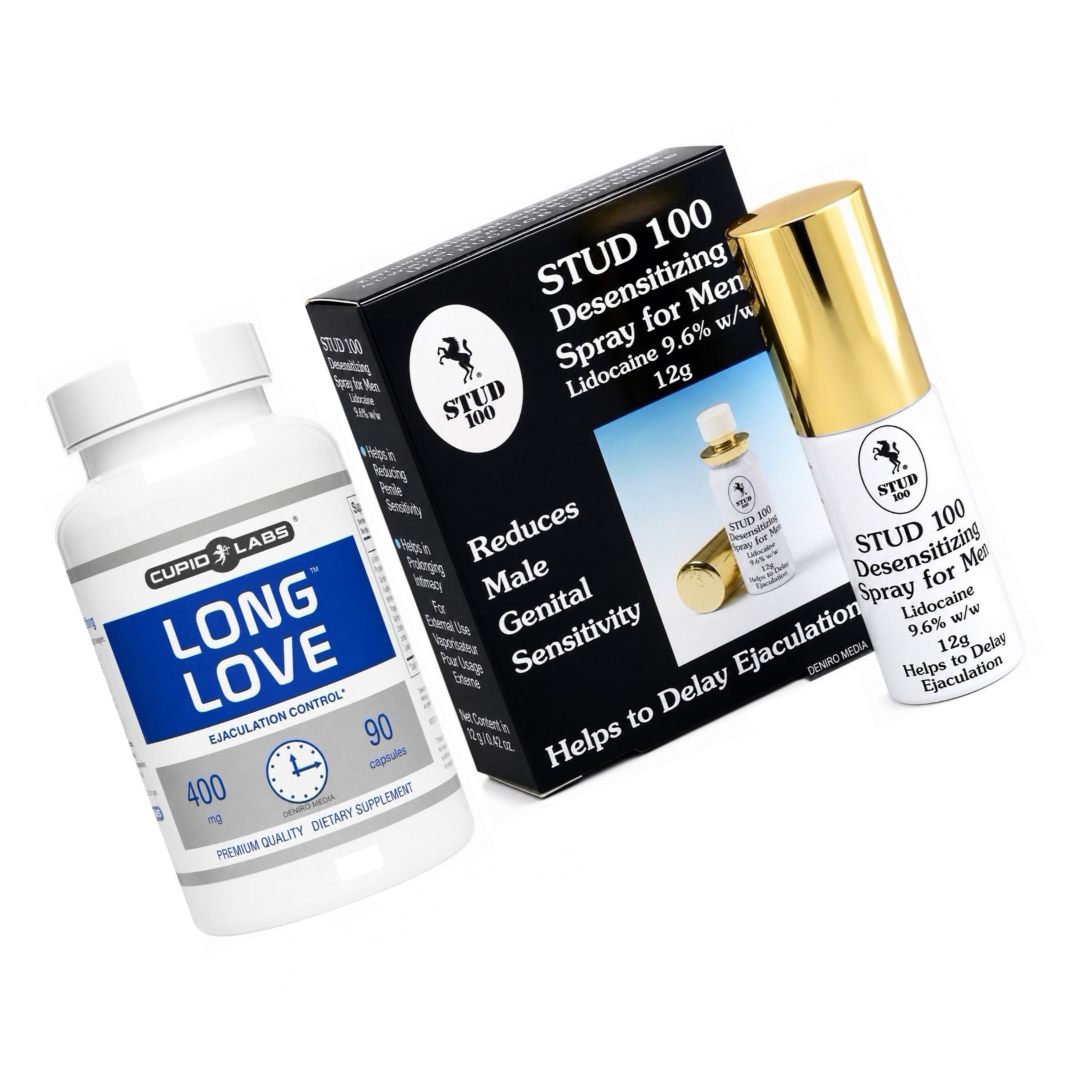 Pachet Spray Stud 100 Și Pastile Long Love