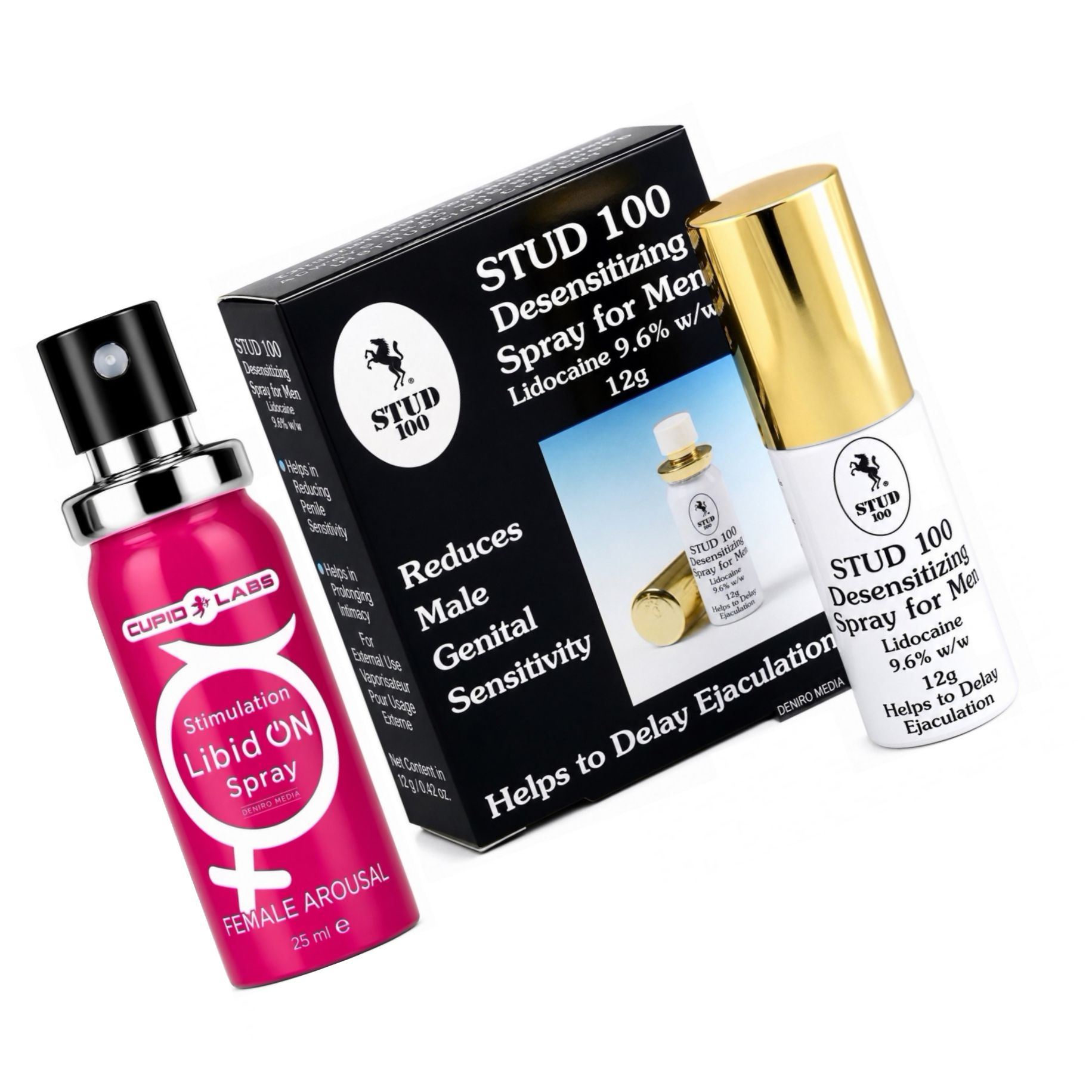 Pachet Spray Stud 100 Original + Spray Femei LibidON 30ml