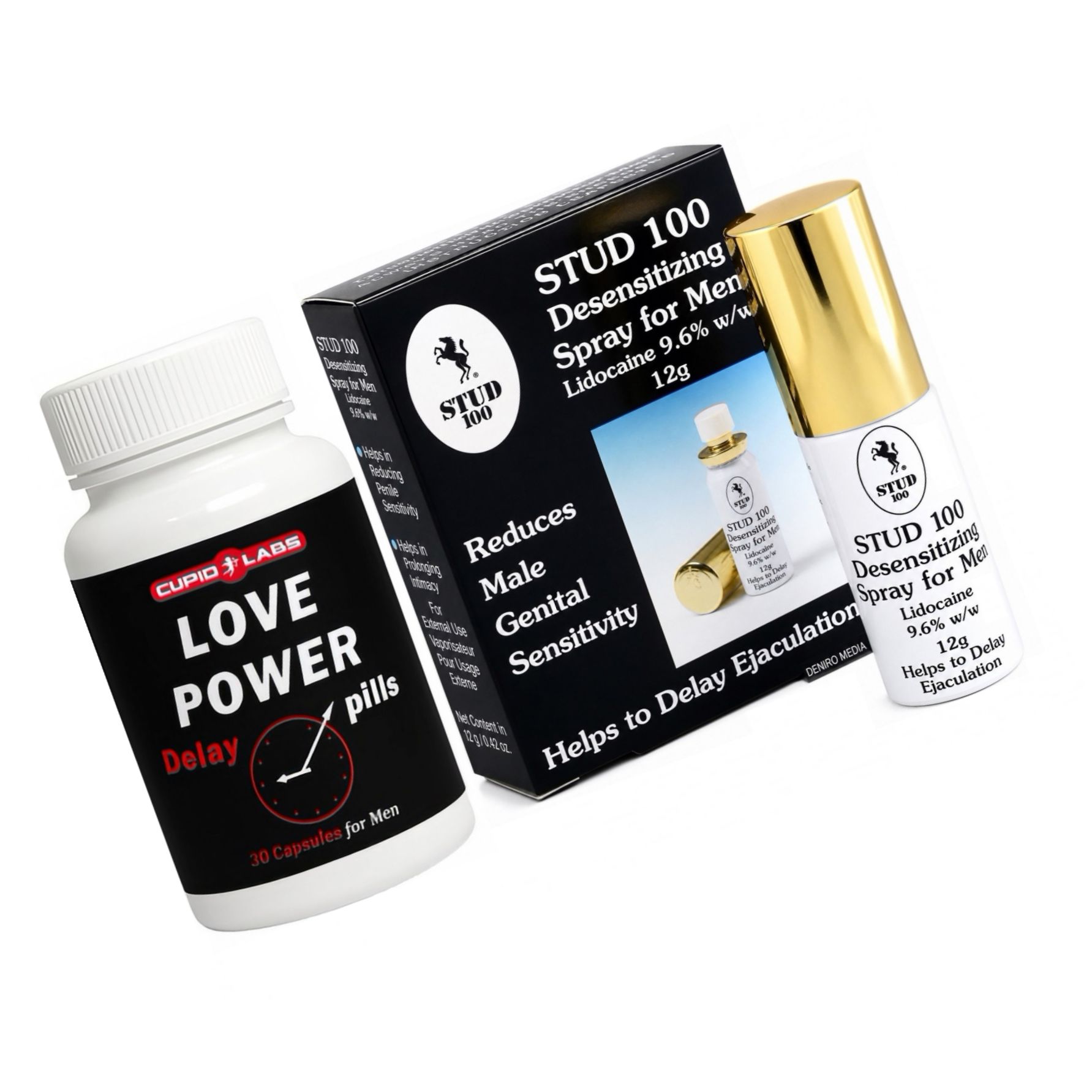 Pachet Spray Stud 100 + Pastile Love Power