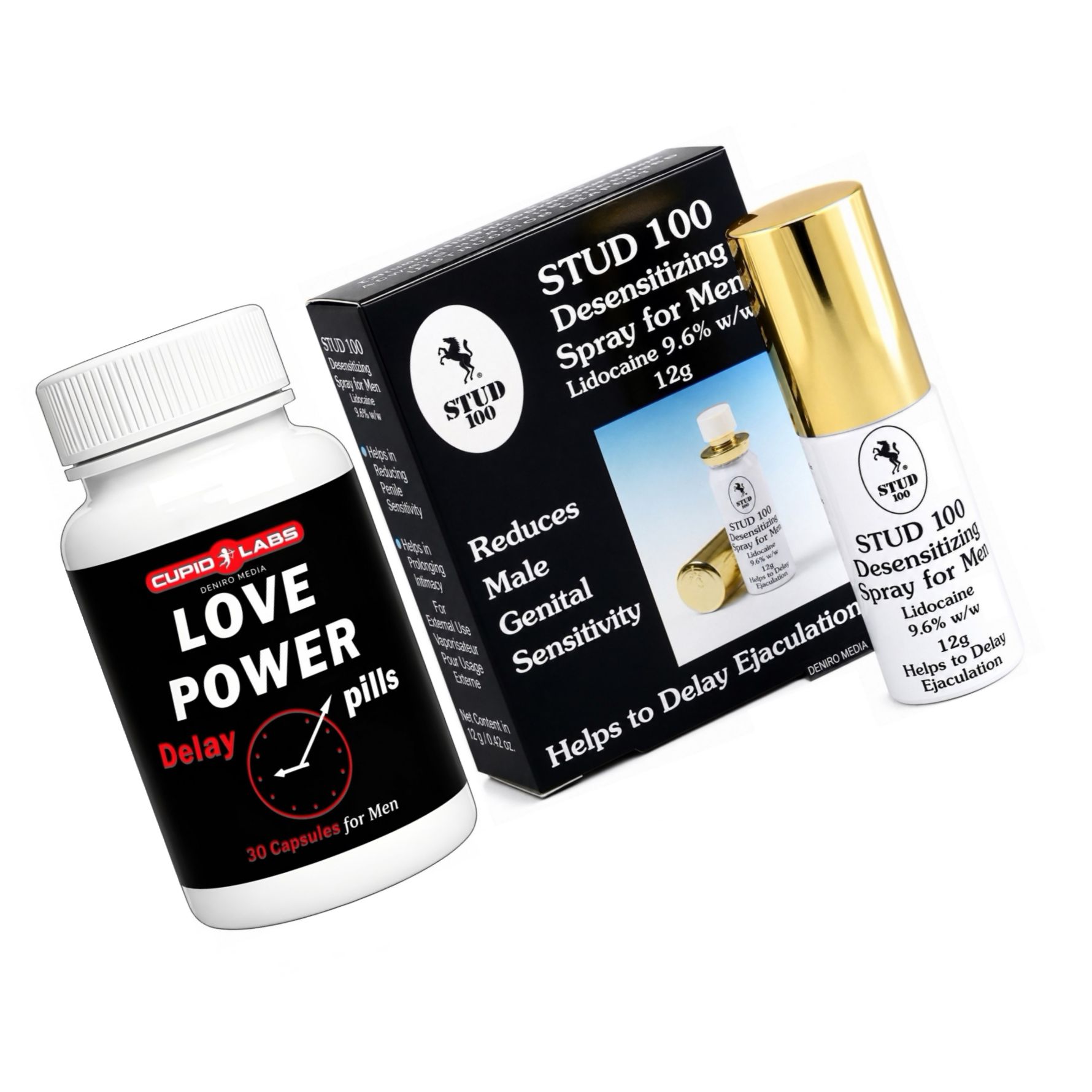 Pachet Spray Stud 100 + Pastile Love Power