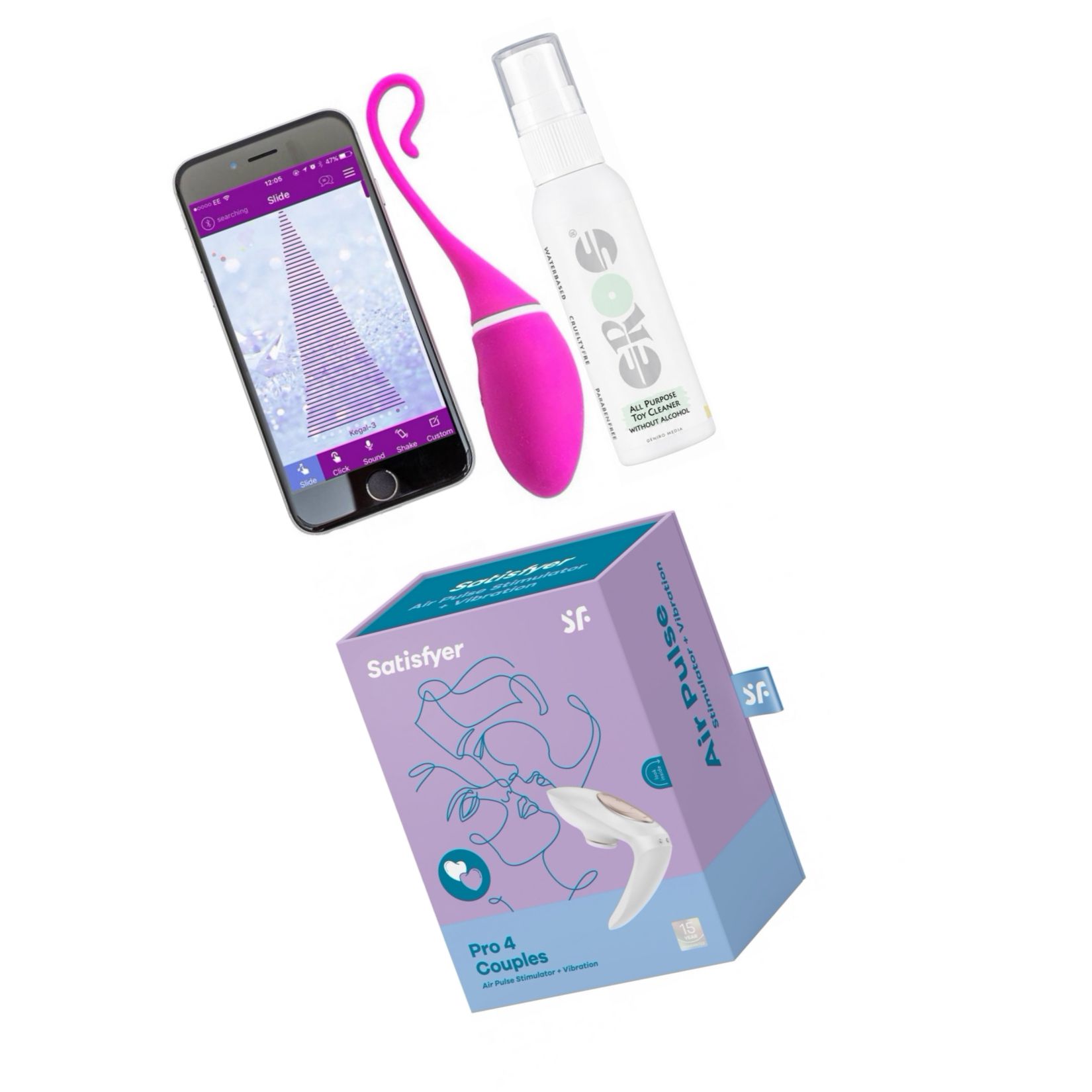 Pachet Trio: Extaz Instant pentru Cuplu