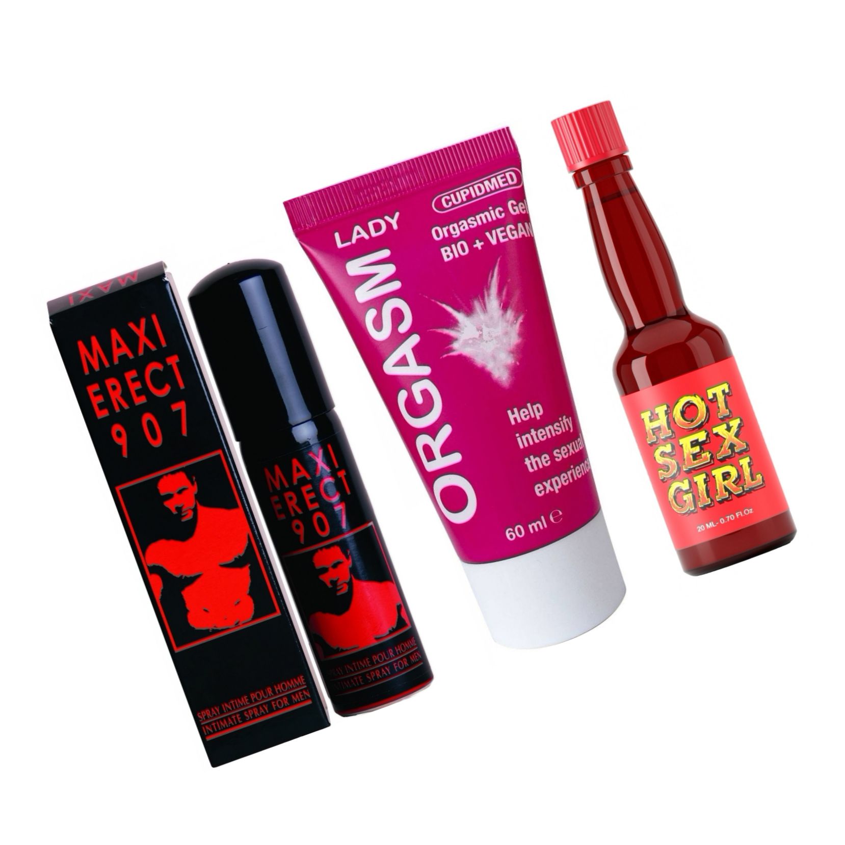 Pachet Trio: Foc, Intensitate și Erecție Instant