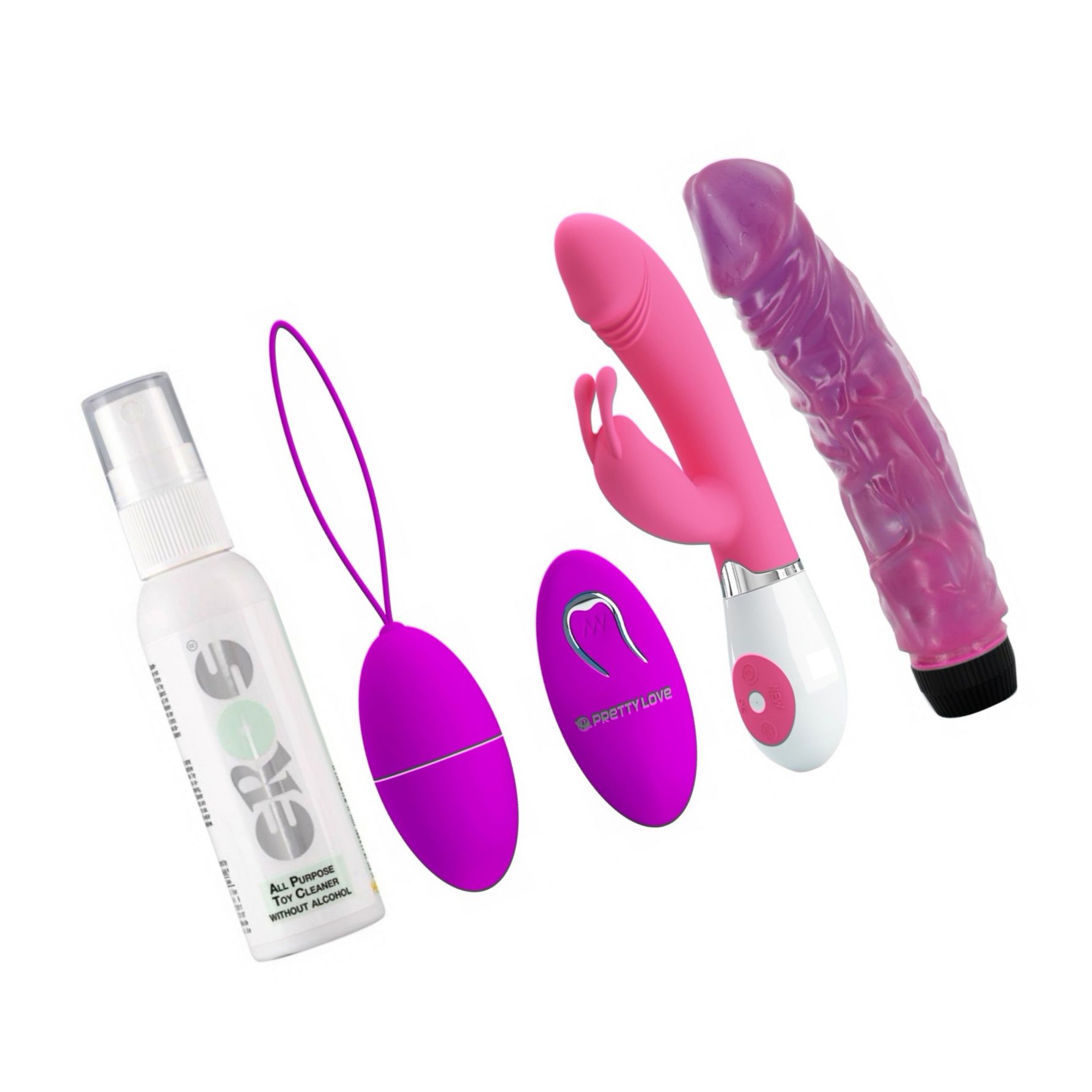 Pachet Trio Plăcere Intensă — Vibratoare și Igienă