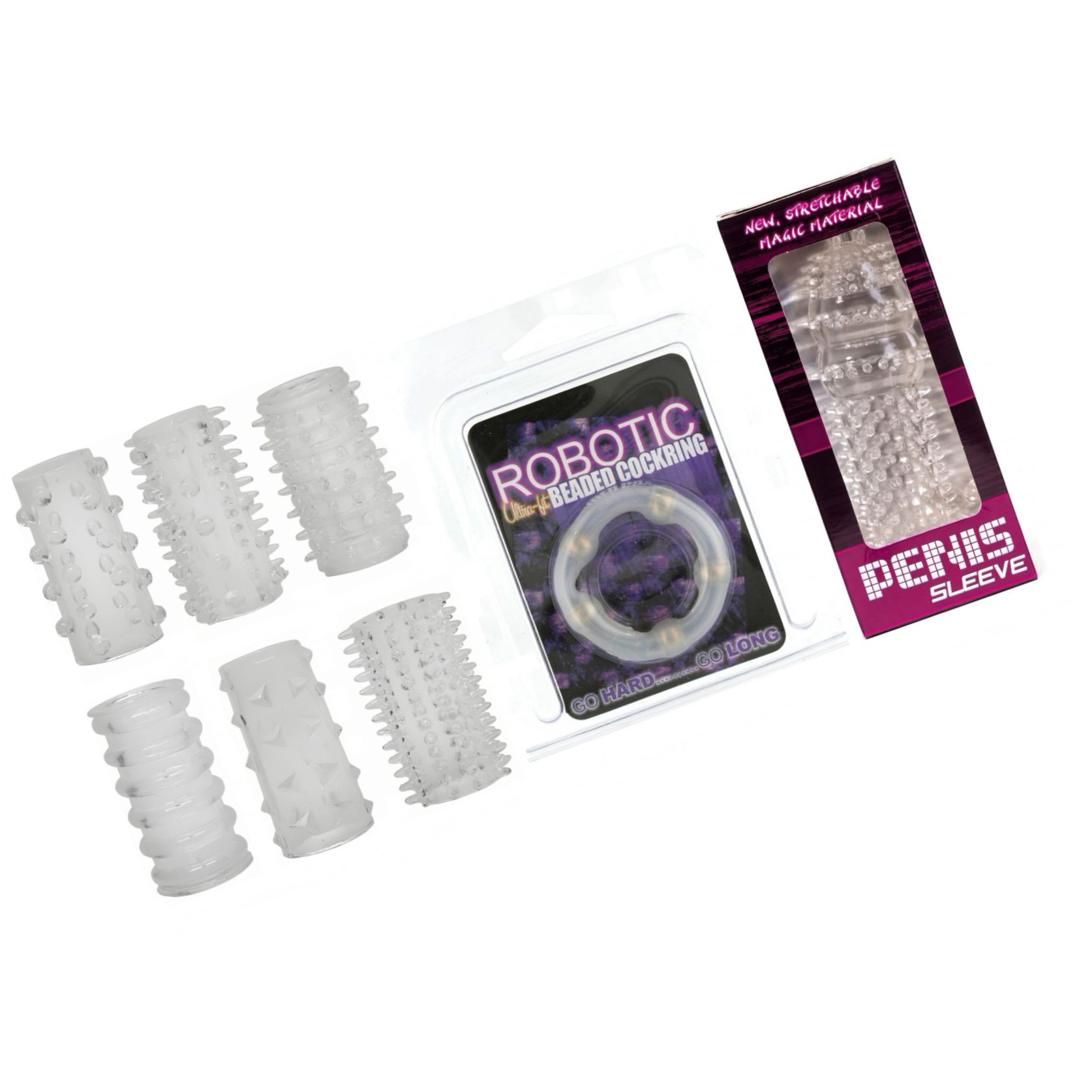 Pachet Trio Transparent: Anduranță și Plăcere Intensă