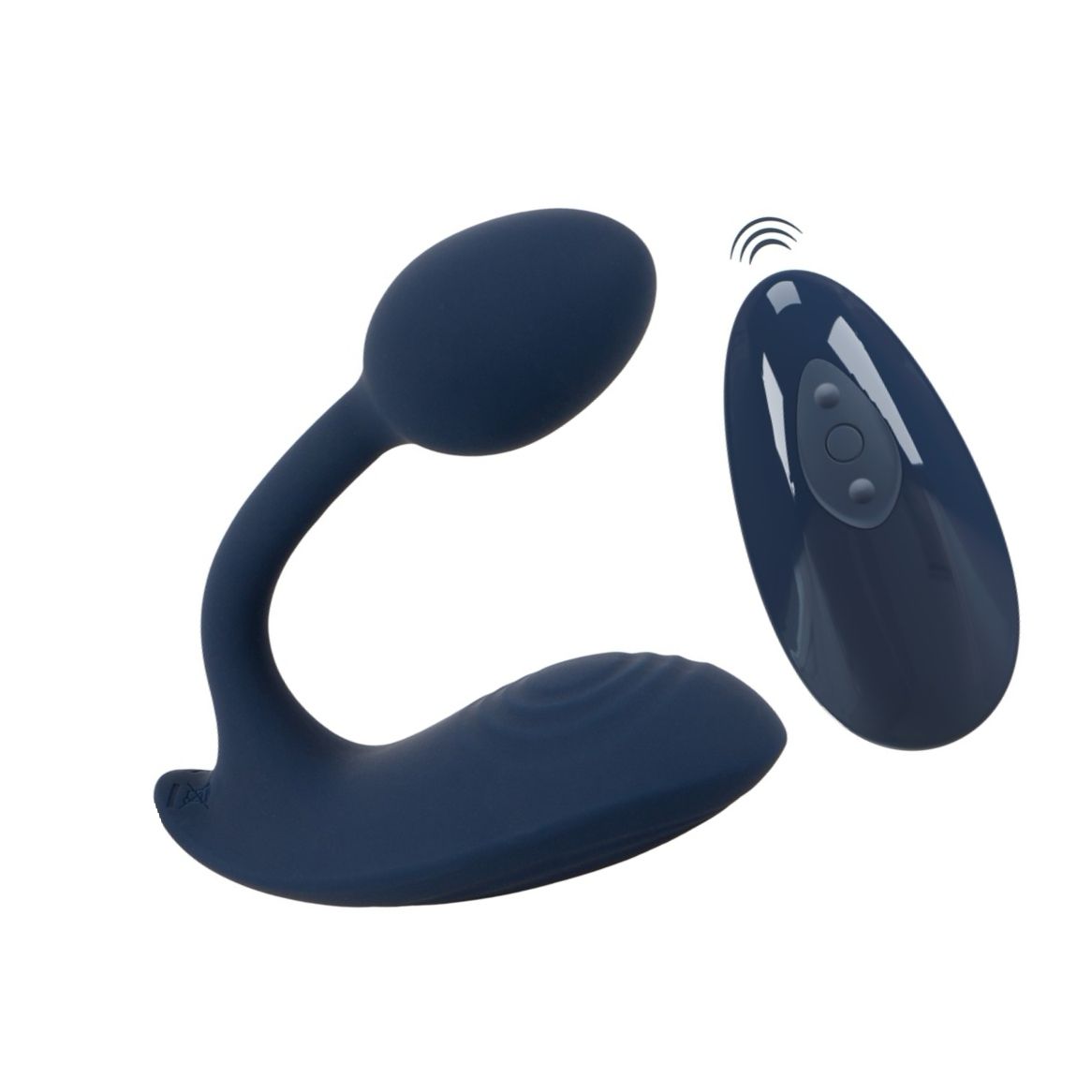 Panty Flexibil Sweet Smile — 2 Motoare, 10 Moduri Albastru