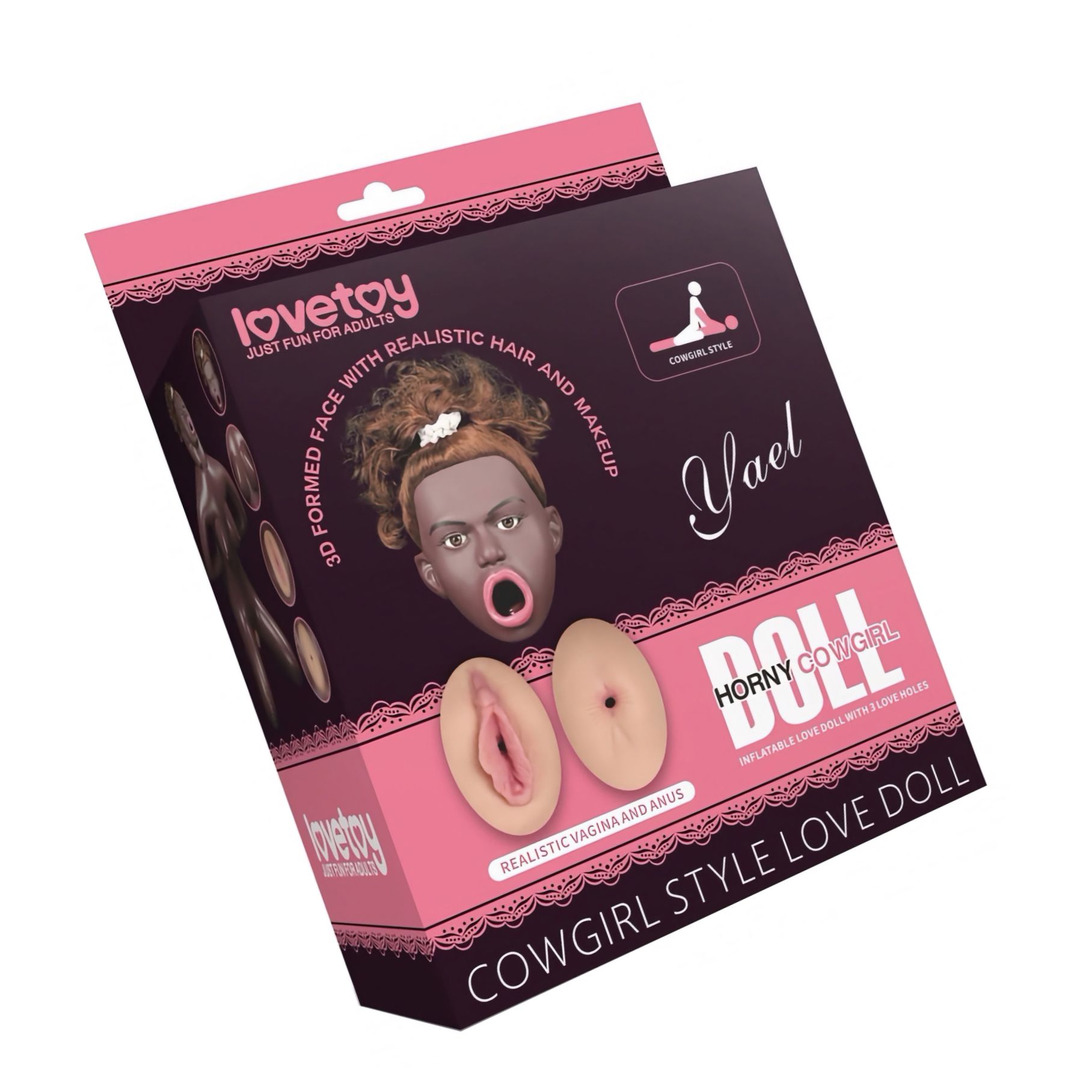 Păpușă Gonflabilă Cowgirl Lovetoy 98 cm - Discretă