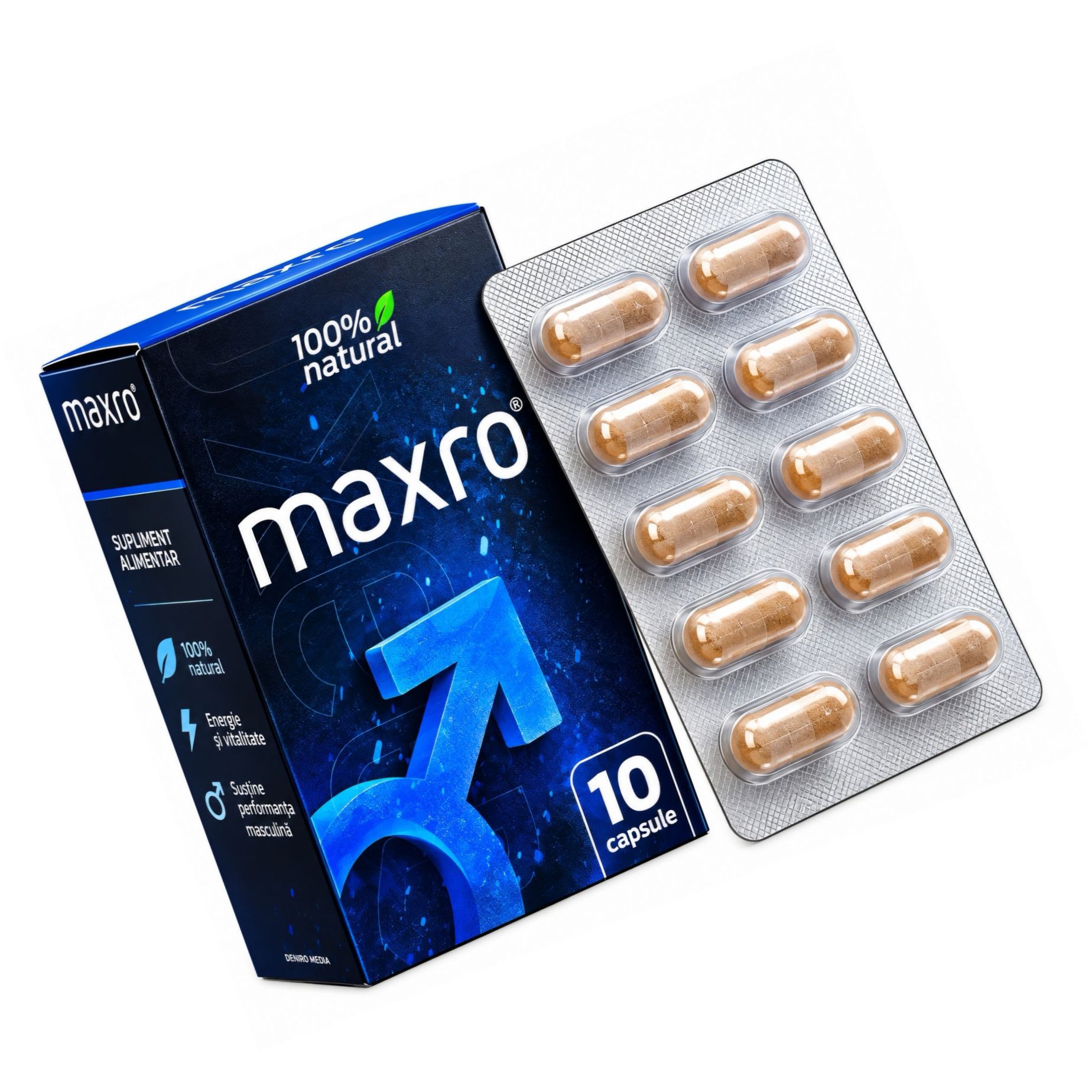 Pastile Maxro Pentru Potență și Erecție 10buc