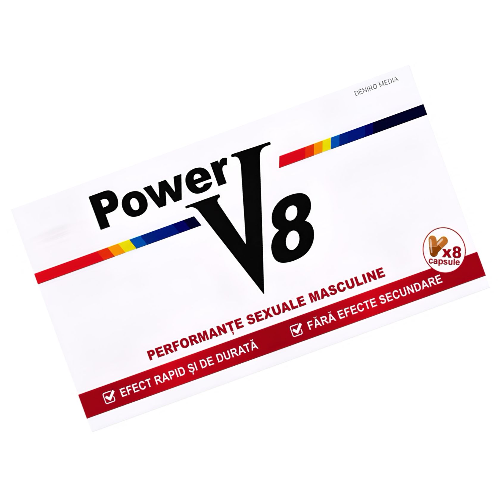 Pastile Pentru Erecție Și Potență Power V8 8buc