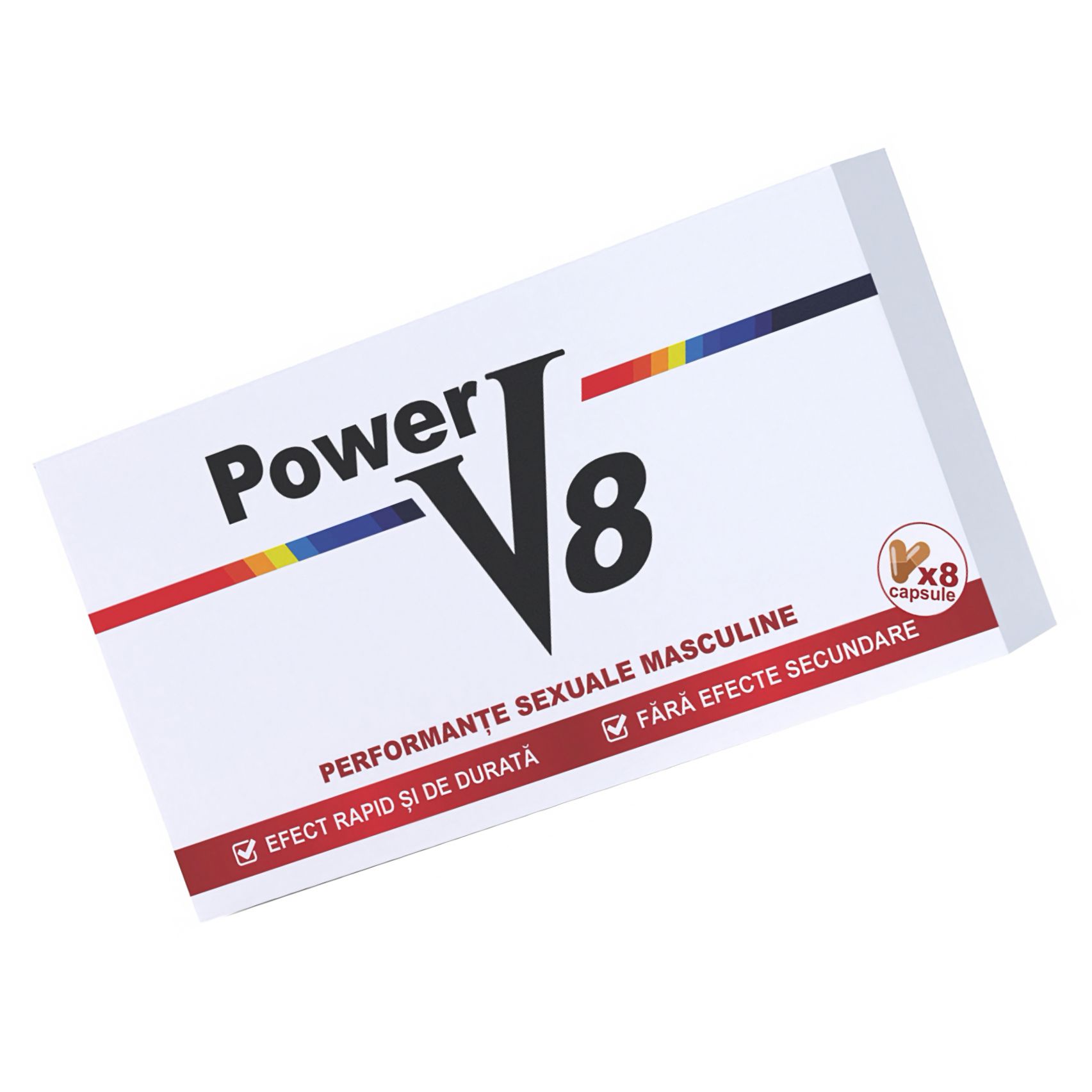 Pastile Pentru Erectie Si Potenta Power V8 8cps