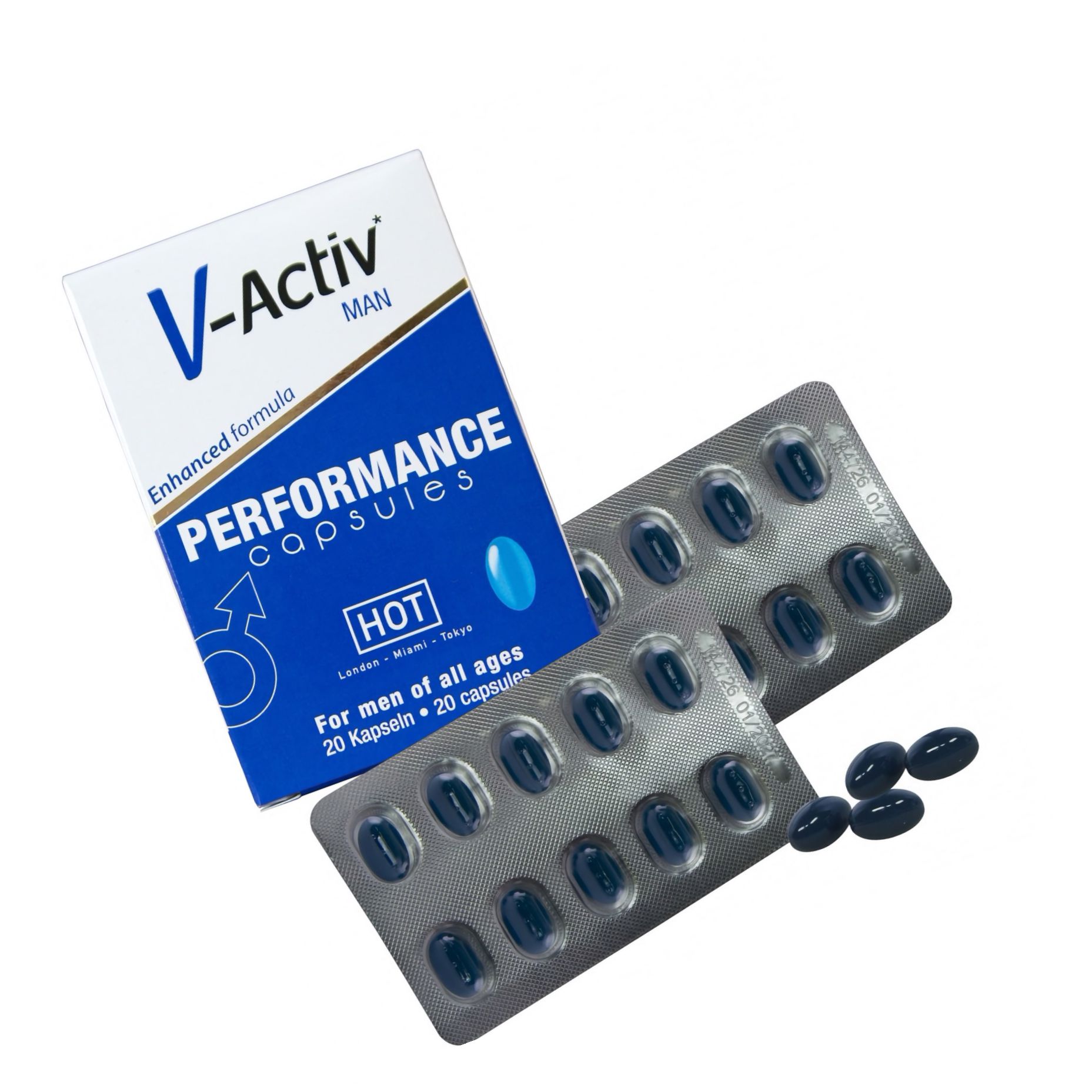 Pastile Potentă V-Activ Pentru Bărbați 20buc