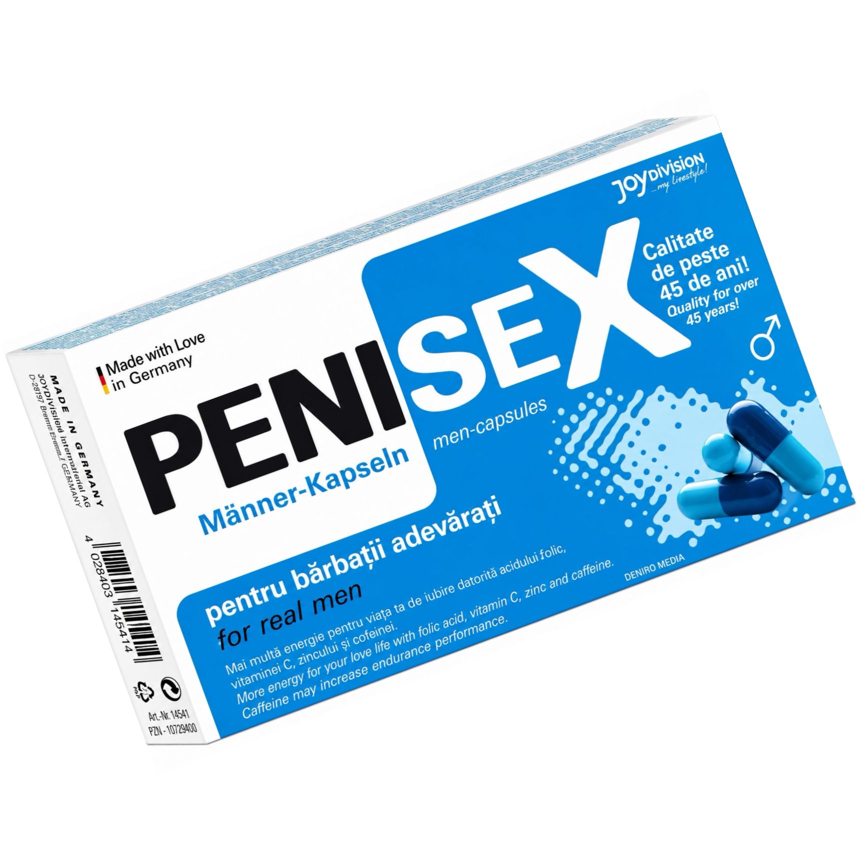 Penisex Capsule Pentru Erecție Puternică 40buc