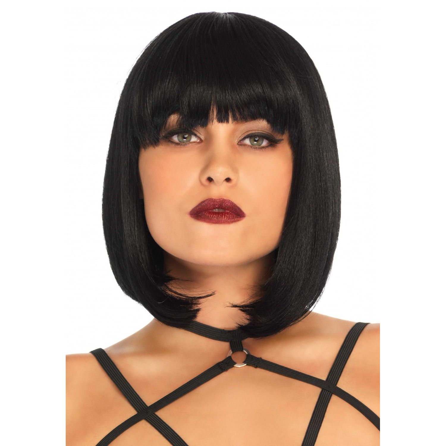 Peruca Short Natural Bob Negru