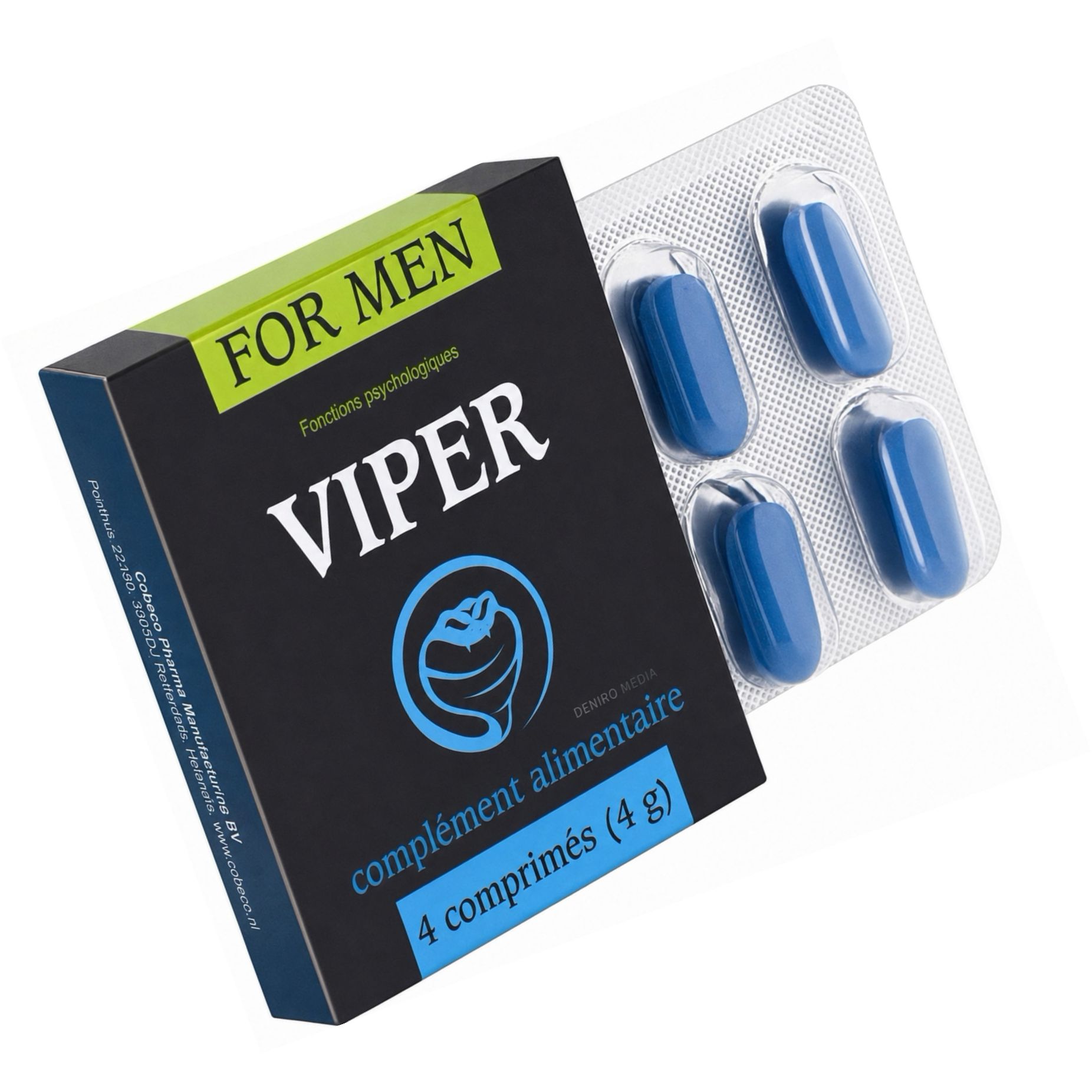 Pilule Putere Viper FR Activator Performanță 4buc