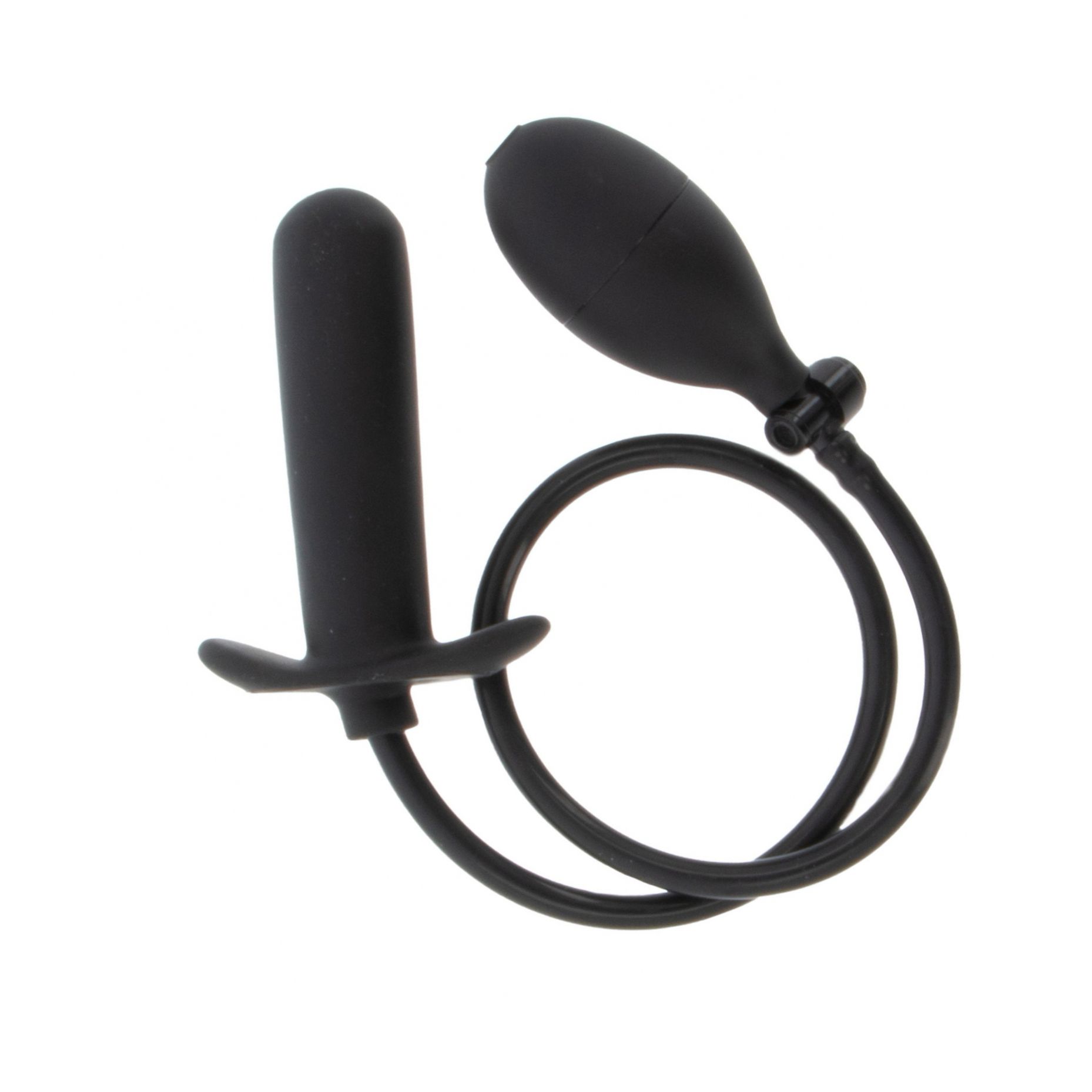 Plug Anal Umflat Starter Negru Reglabil 3–5.5 cm