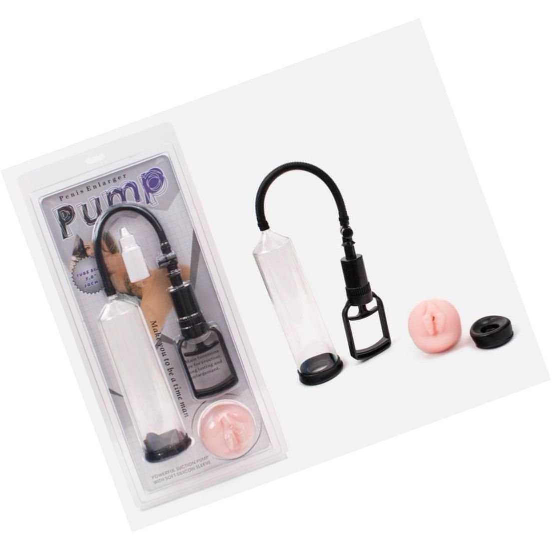 Pompa Mărire Debra – Cilindru Transparent 20cm