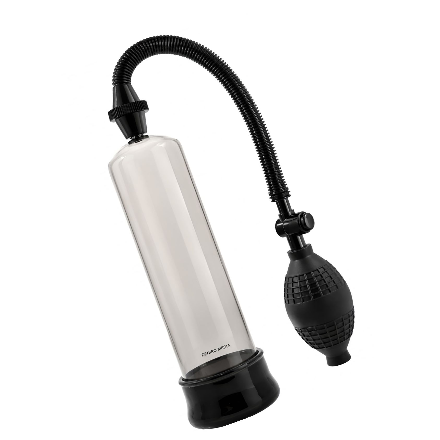 Pompă Penis PVC Și Latex Negru