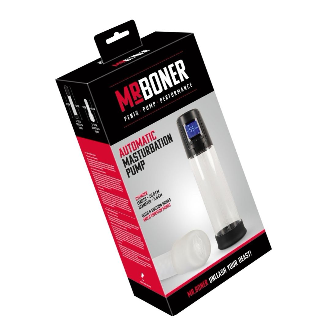 Pompa Pentru Penis Mister B. 6 Trepte, 8 Moduri, Reîncărcabilă