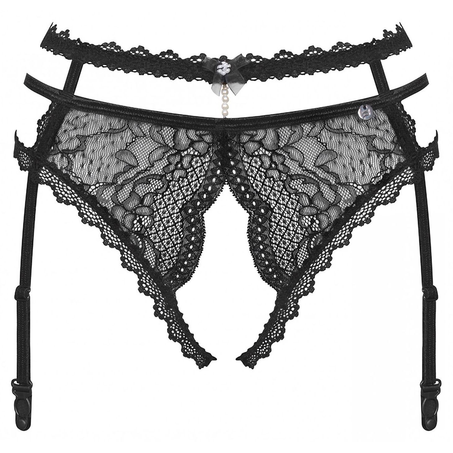 Portjartier Obsessive Pearlove Negru