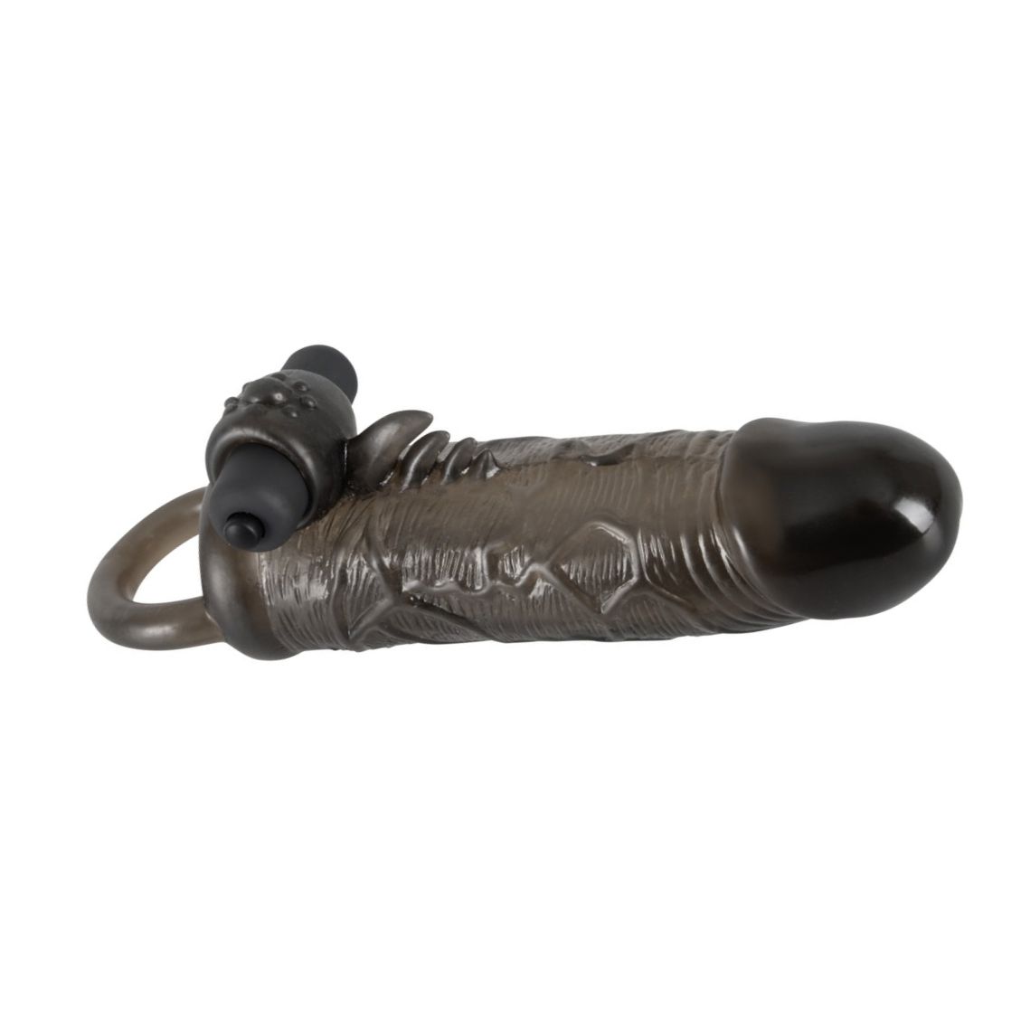 Prelungitor Penis Vibrator Regular Fit Negru