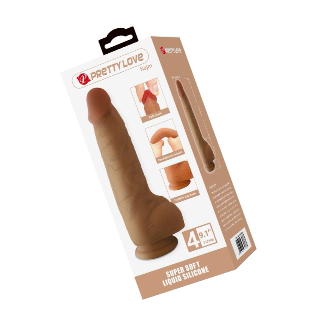 Pretty Love Najm 9.1 – Realism Tactil și Ventuză Pentru Fixare
