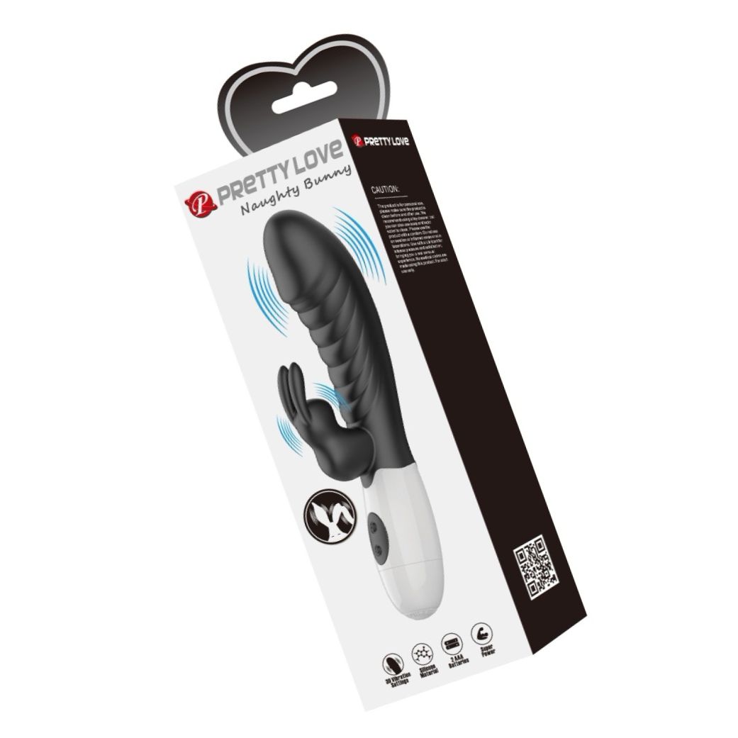 Pretty Love Naughty Bunny – Dublu Stimulator, 30 Moduri