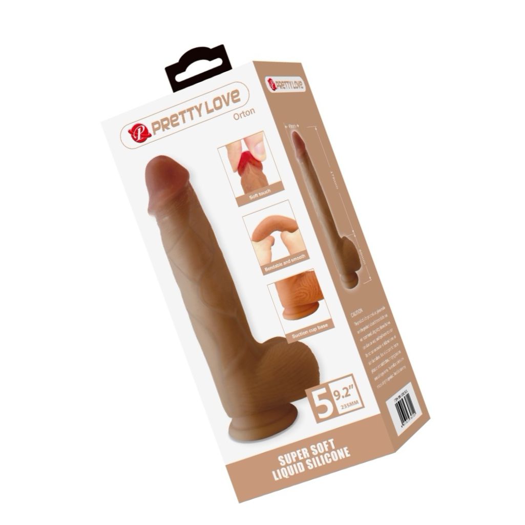 Pretty Love Orton - Dildo Din silicon, Ventuză