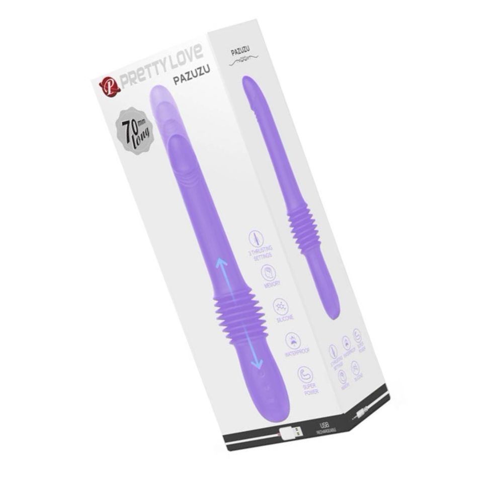 Pretty Love Pazuzu Purple — Pistonare 7 cm, Reîncărcabil