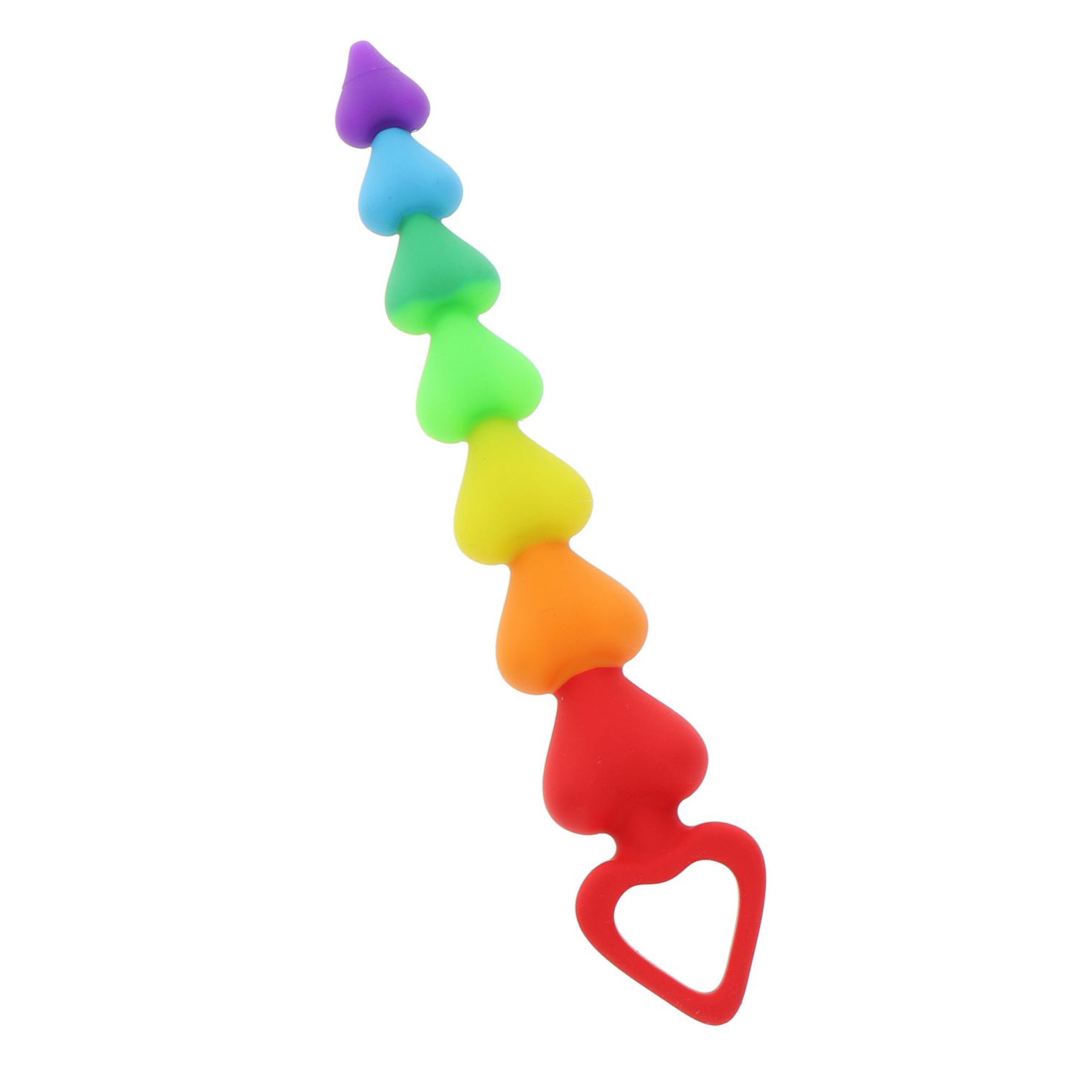 Rainbow Heart Beads