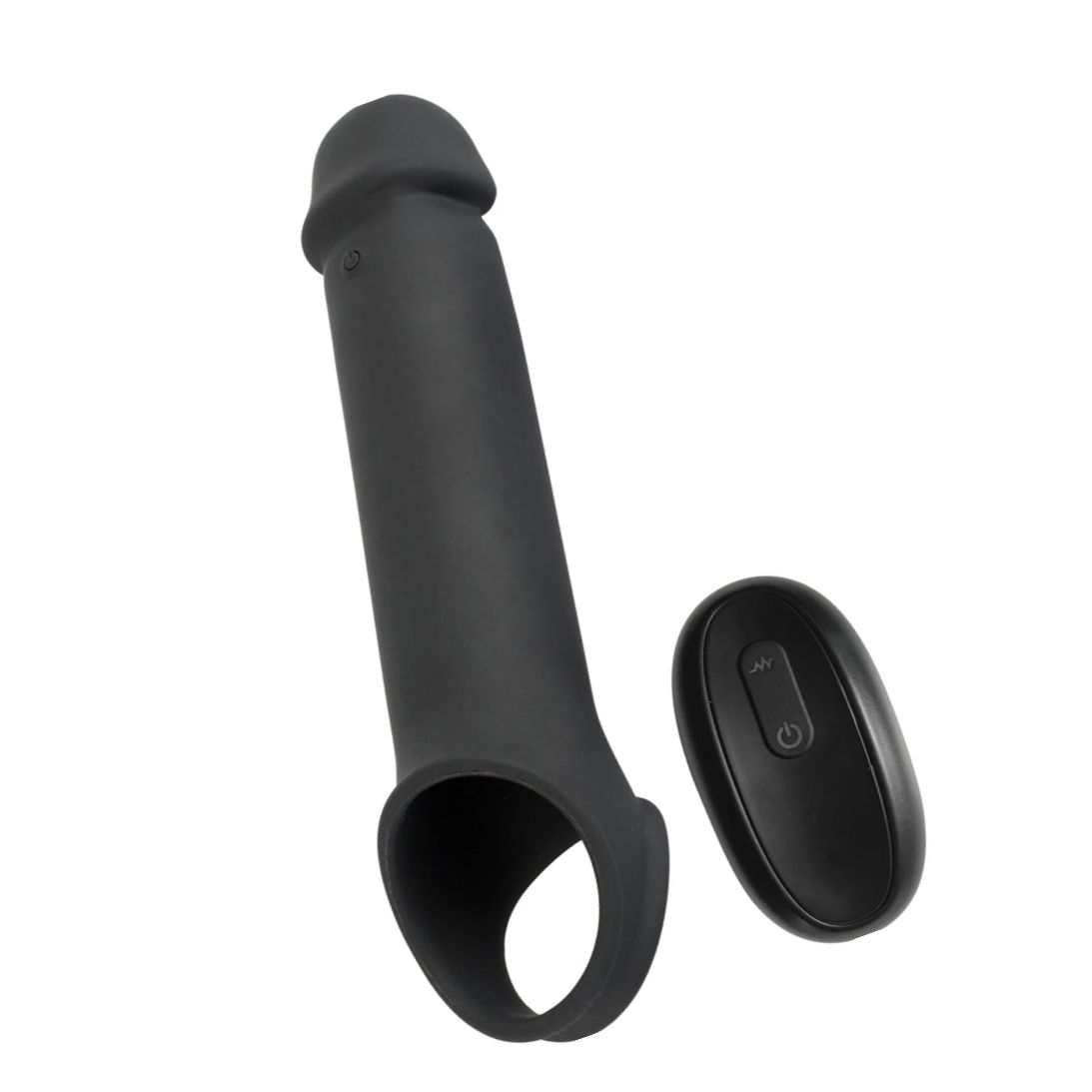 Rebel Extensie +8 cm, 10 Moduri Vibrație, Reîncărcabil Negru