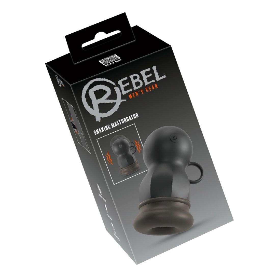 Rebel Shaker – Masturbator cu Scuturare 3 Trepte, USB