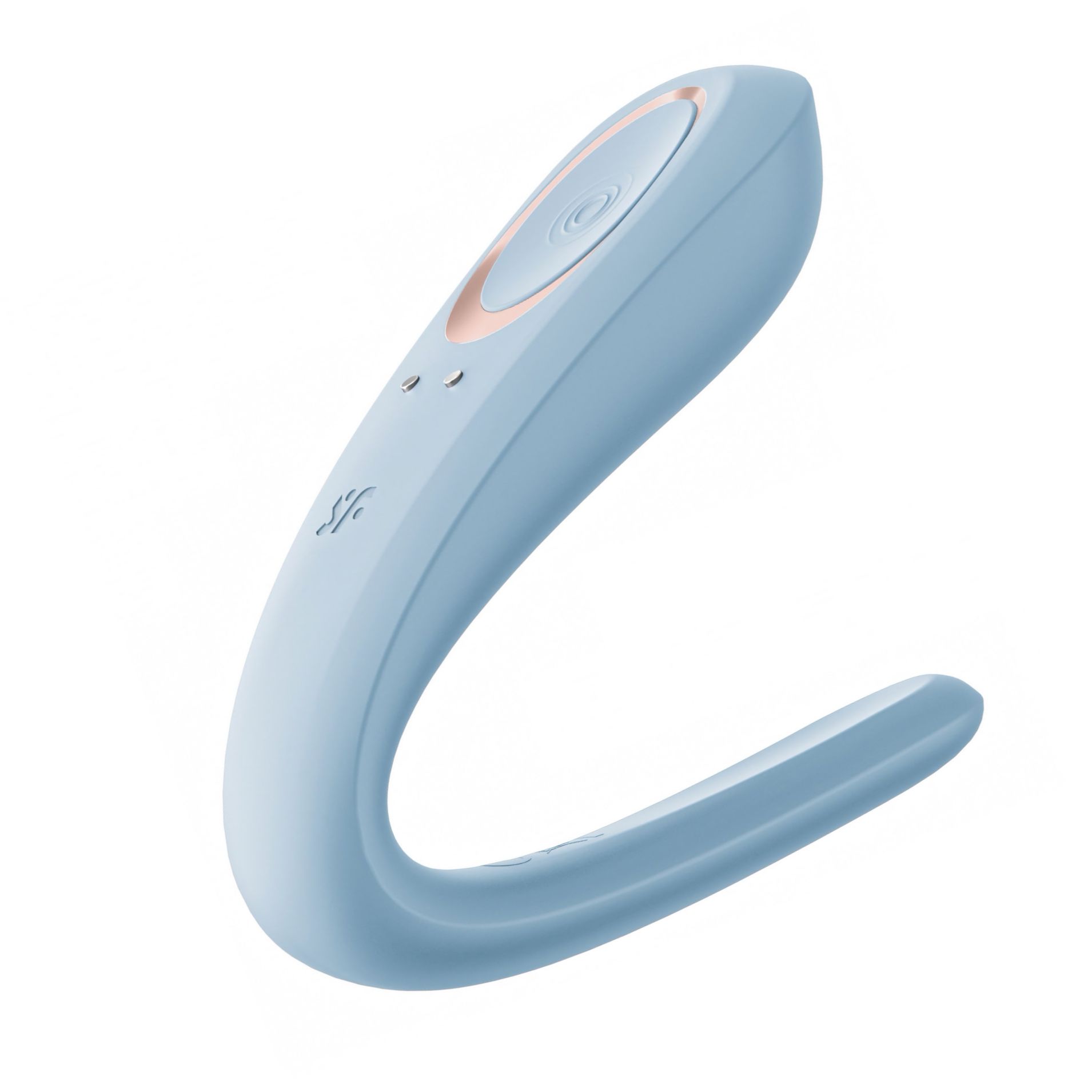 Satisfyer Double Classic Vibrator Cuplu Reîncărcabil Albastru