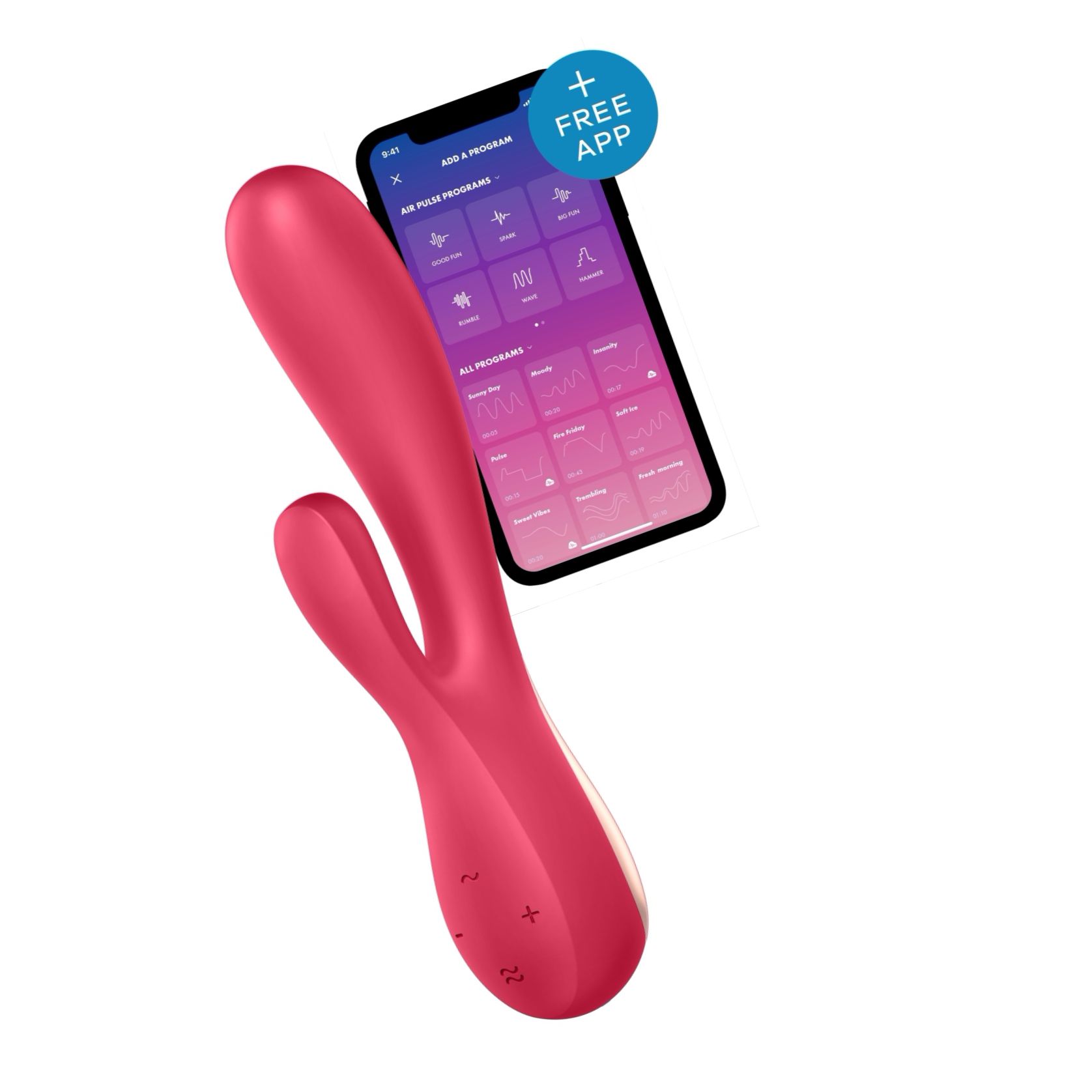 Satisfyer Mono Flex Rosu