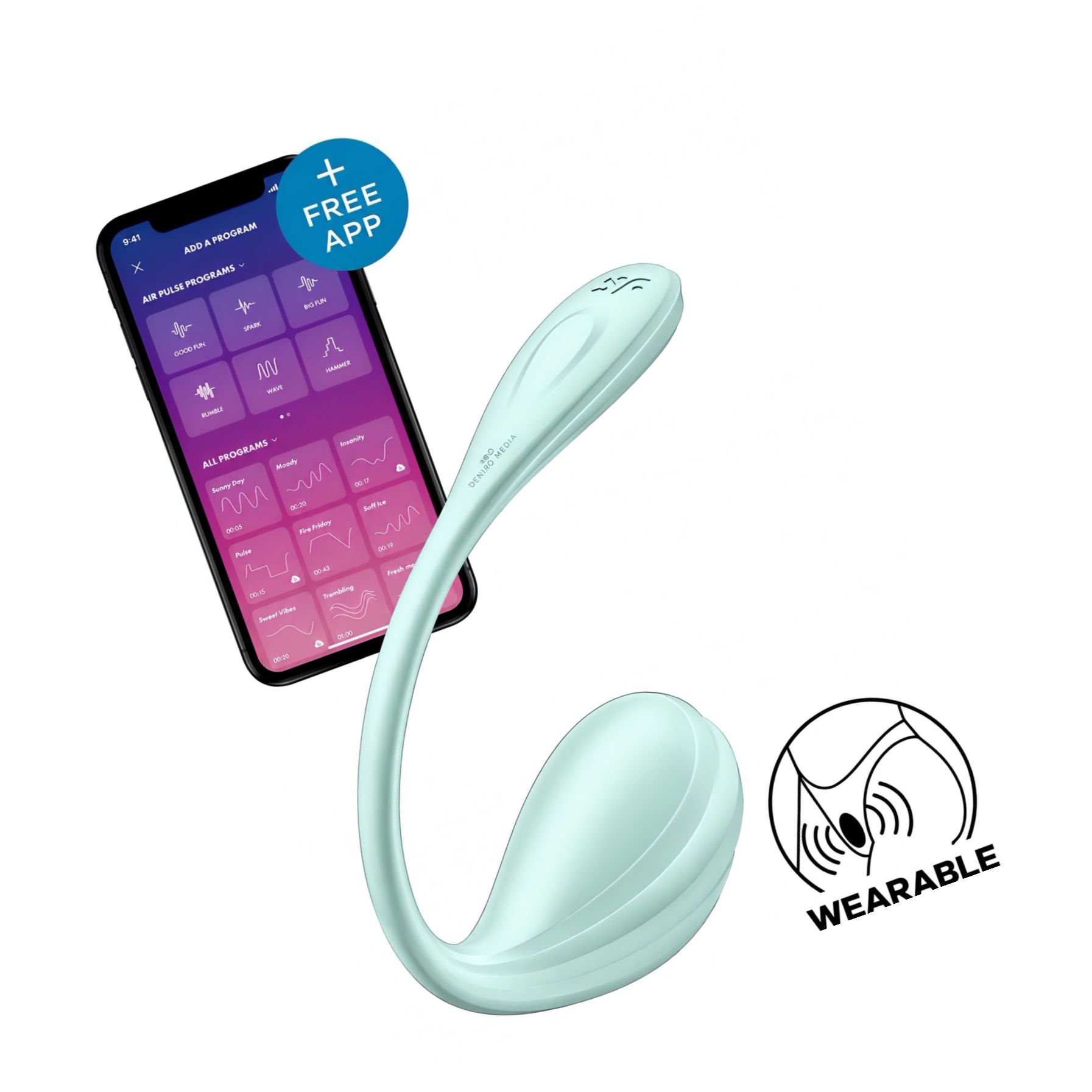 Satisfyer Smooth Petal Connect 12 Moduri App Control Verde