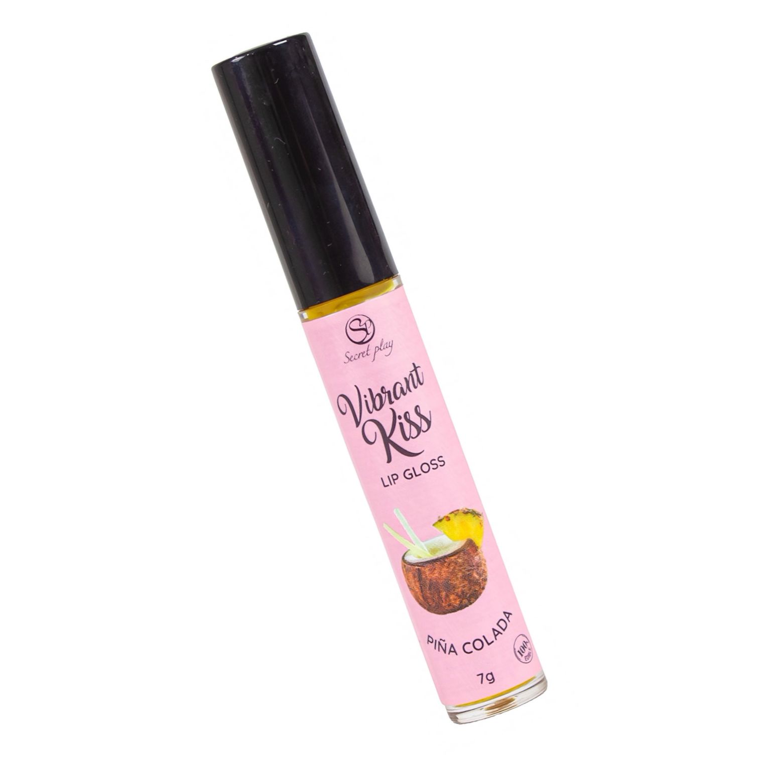 Secret Play Vibrant Kiss — Gloss Pina Colada cu Vibrații