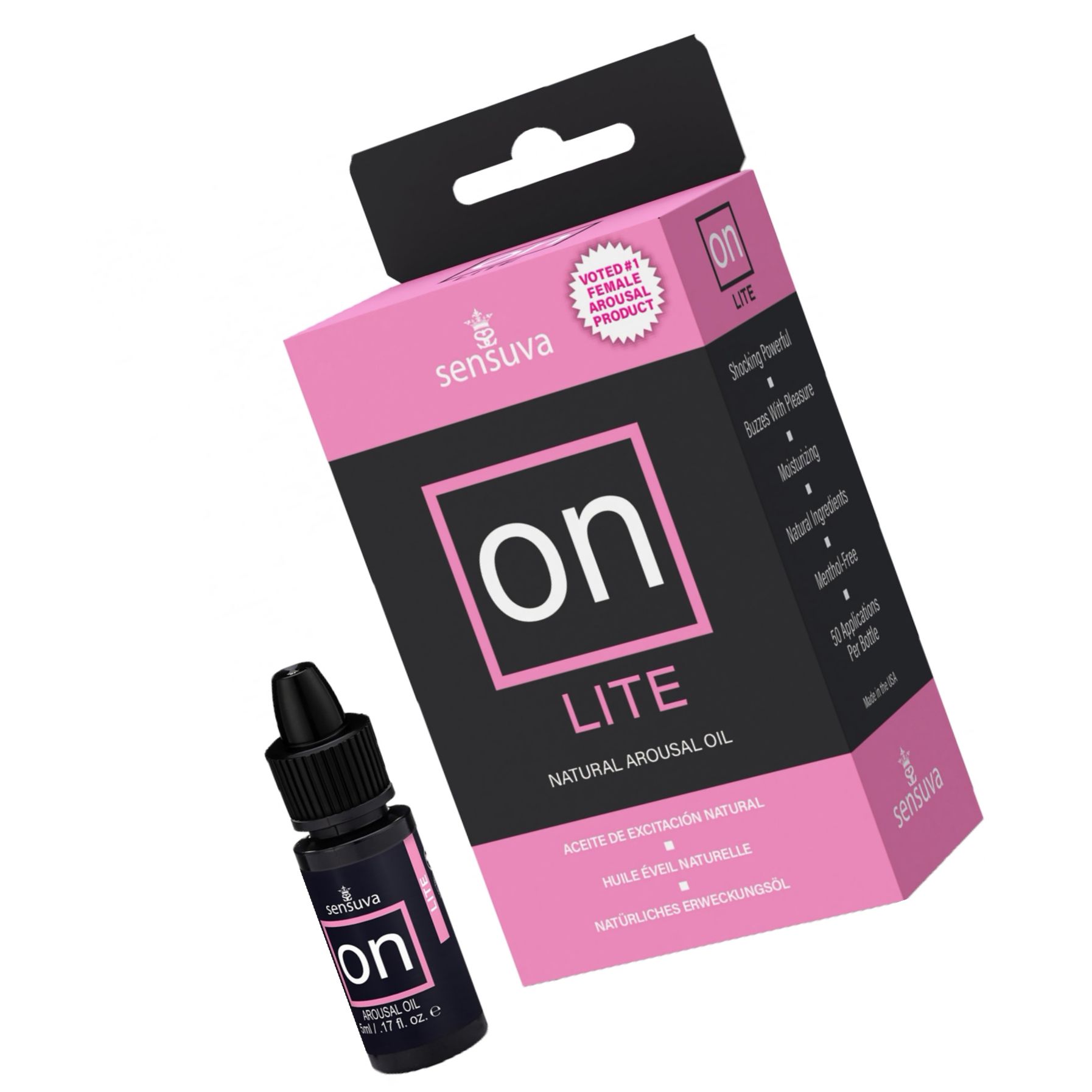 Sensuva On Lite — Ulei Stimulant Delicat 20–60 Min