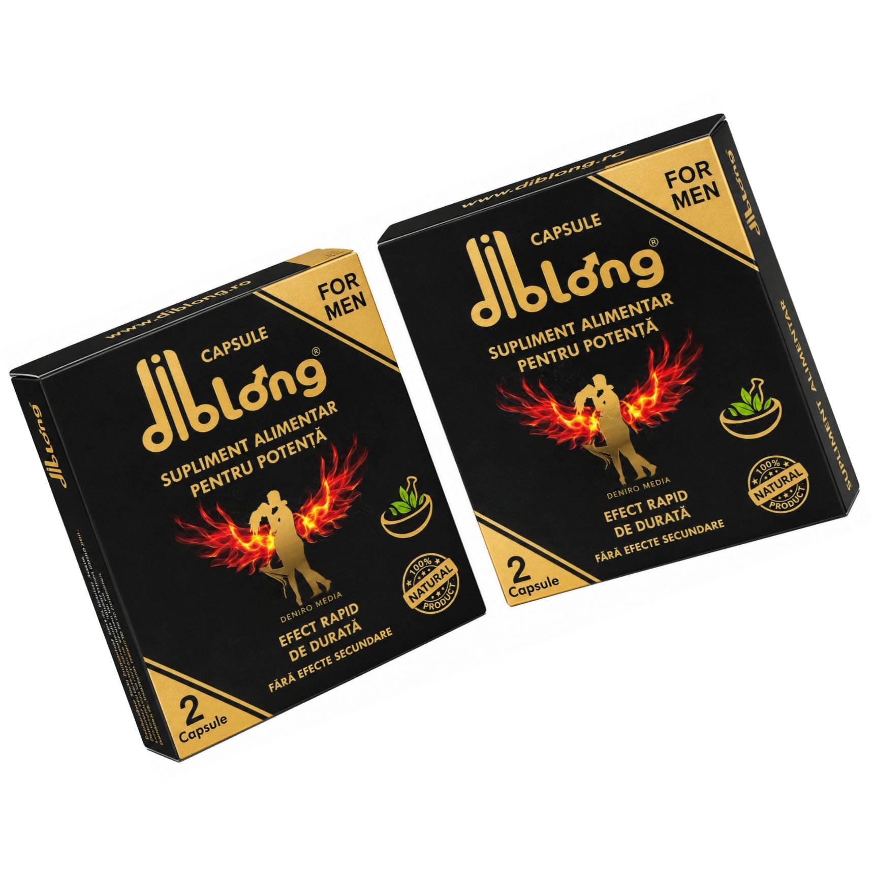 Set 2 x Capsule Premium Diblong 2buc