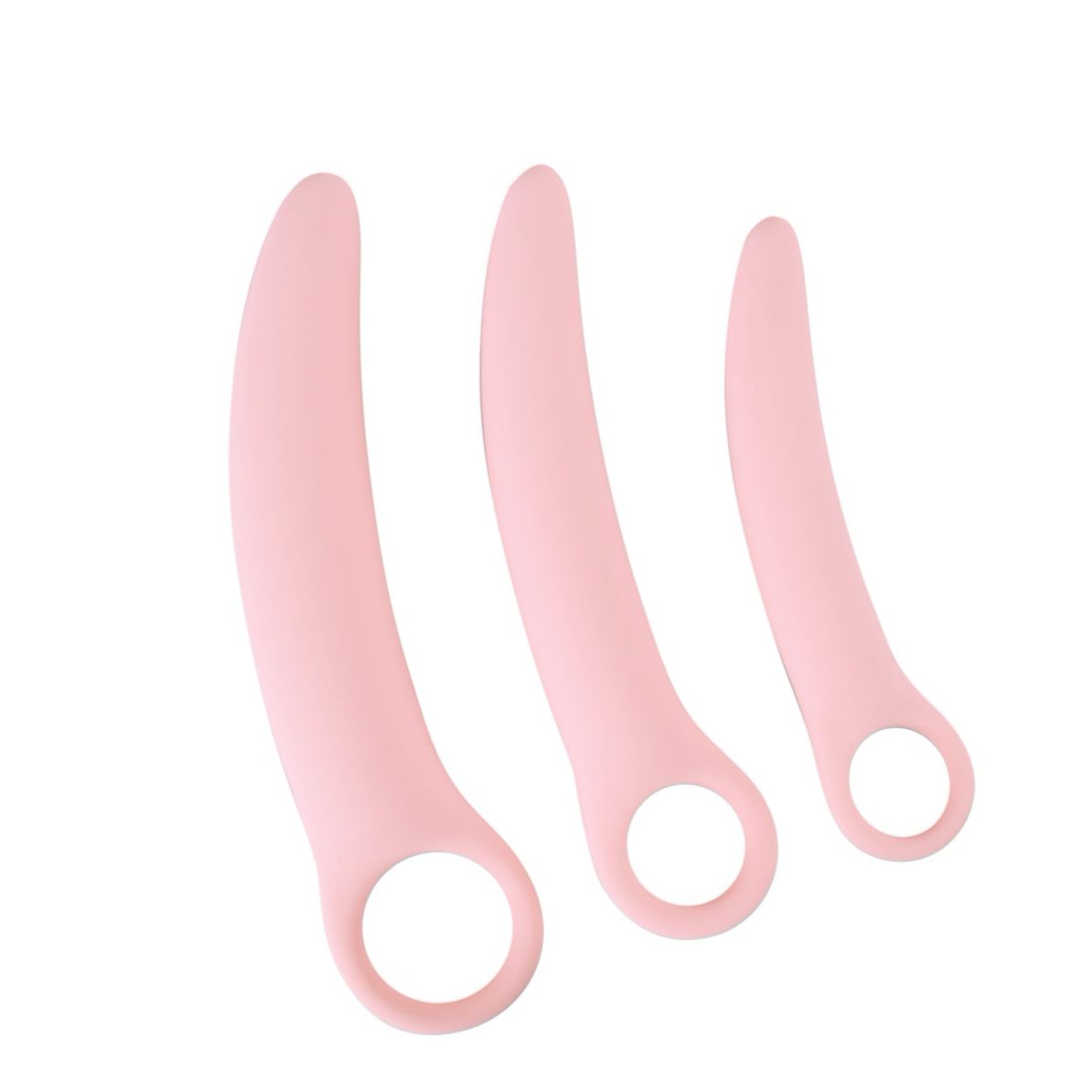 Set 3 Dilatatoare Vaginale Sweet Smile Antrenor Pelvin Roz
