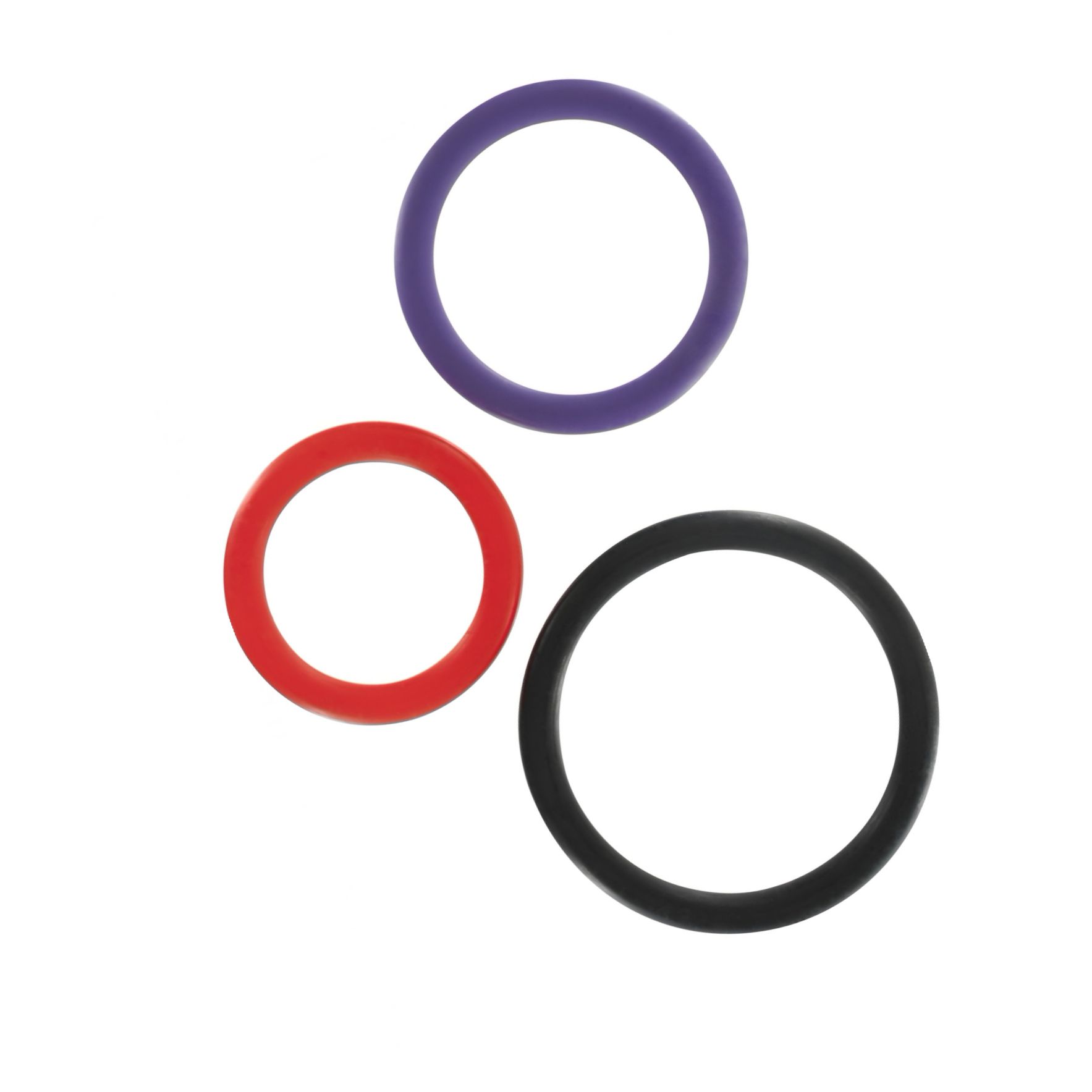 Set 3 Inele Penis Triple Rings Multicolor