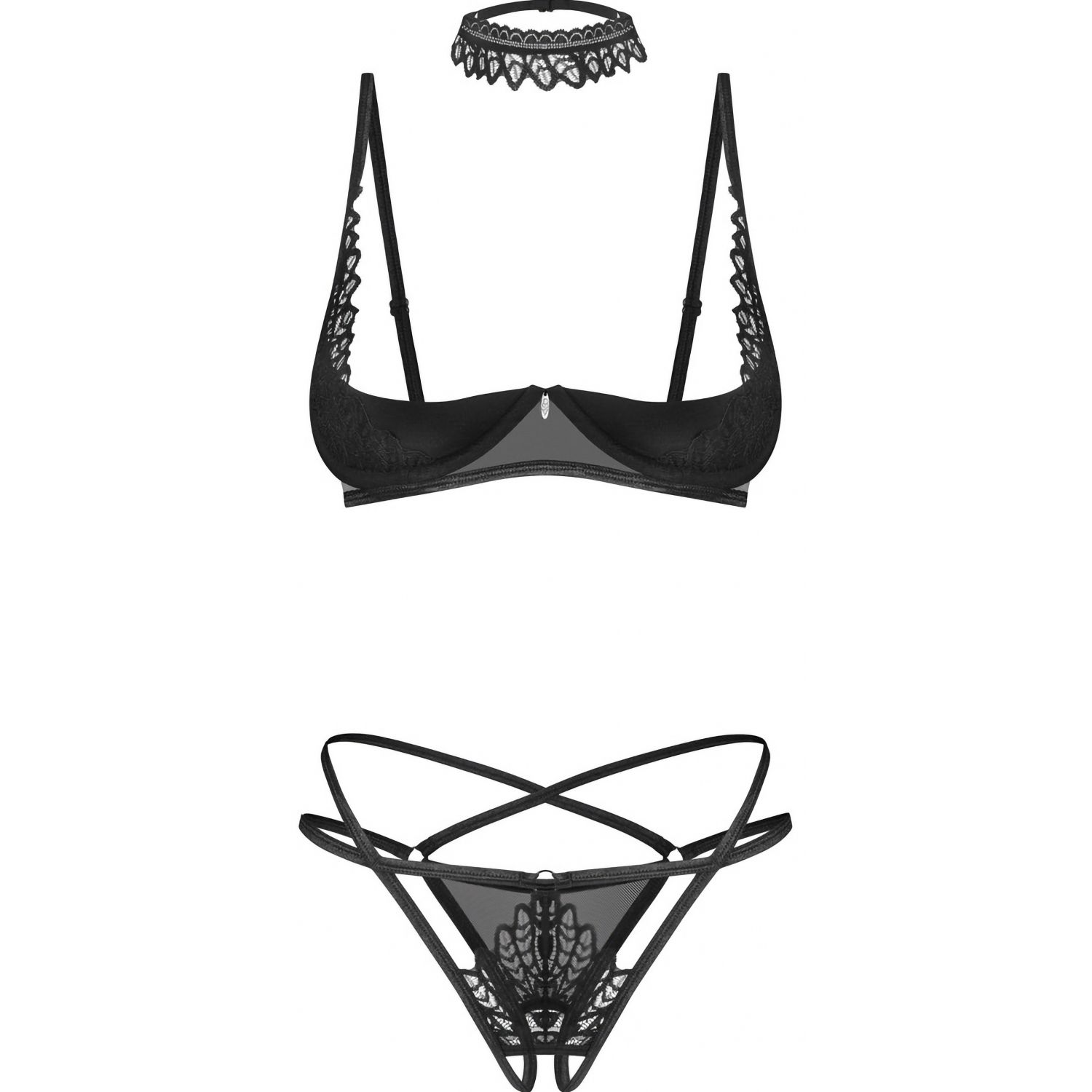 Set 3 Piese Obsessive Donarella Negru