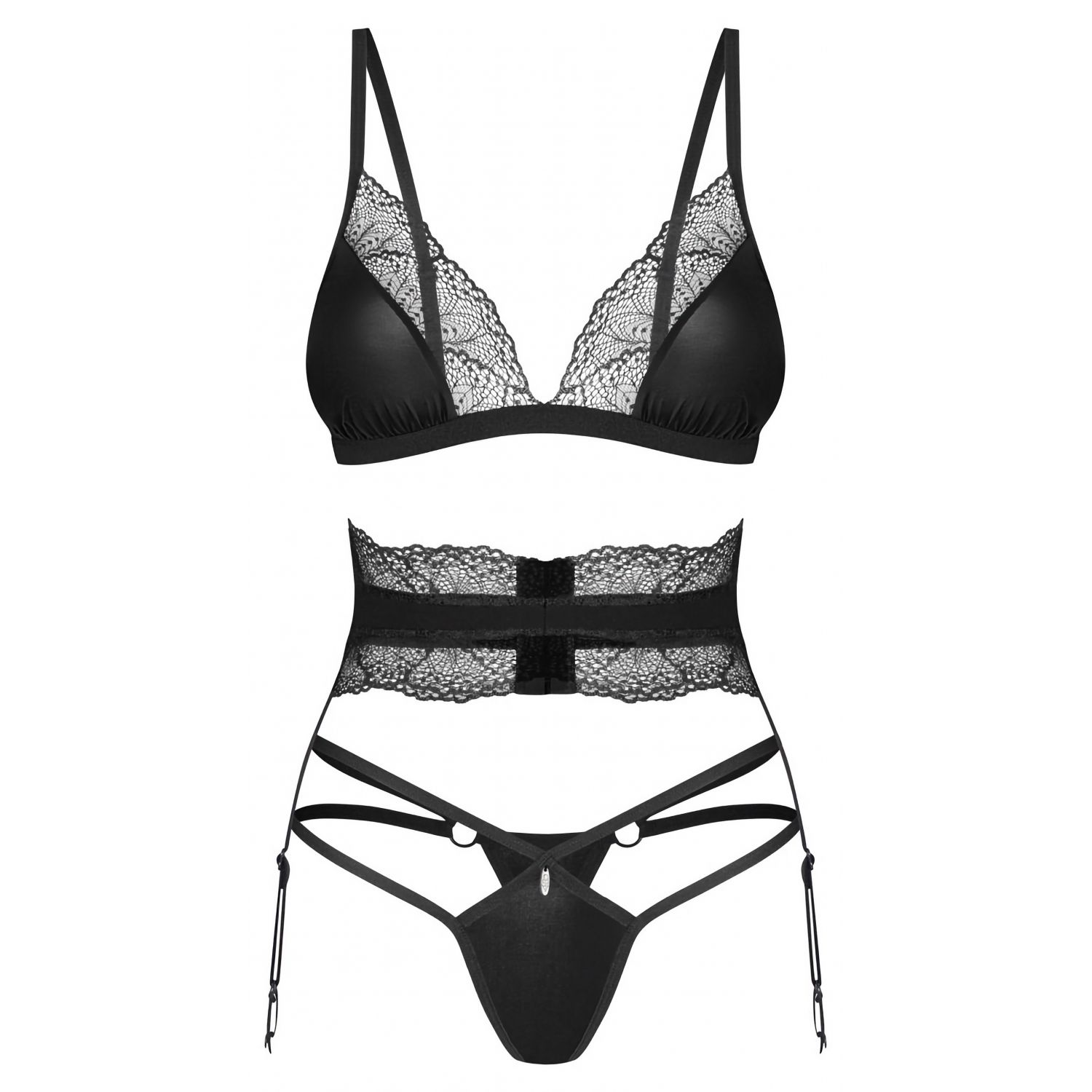 Set 3 Piese Obsessive Lobellis Negru