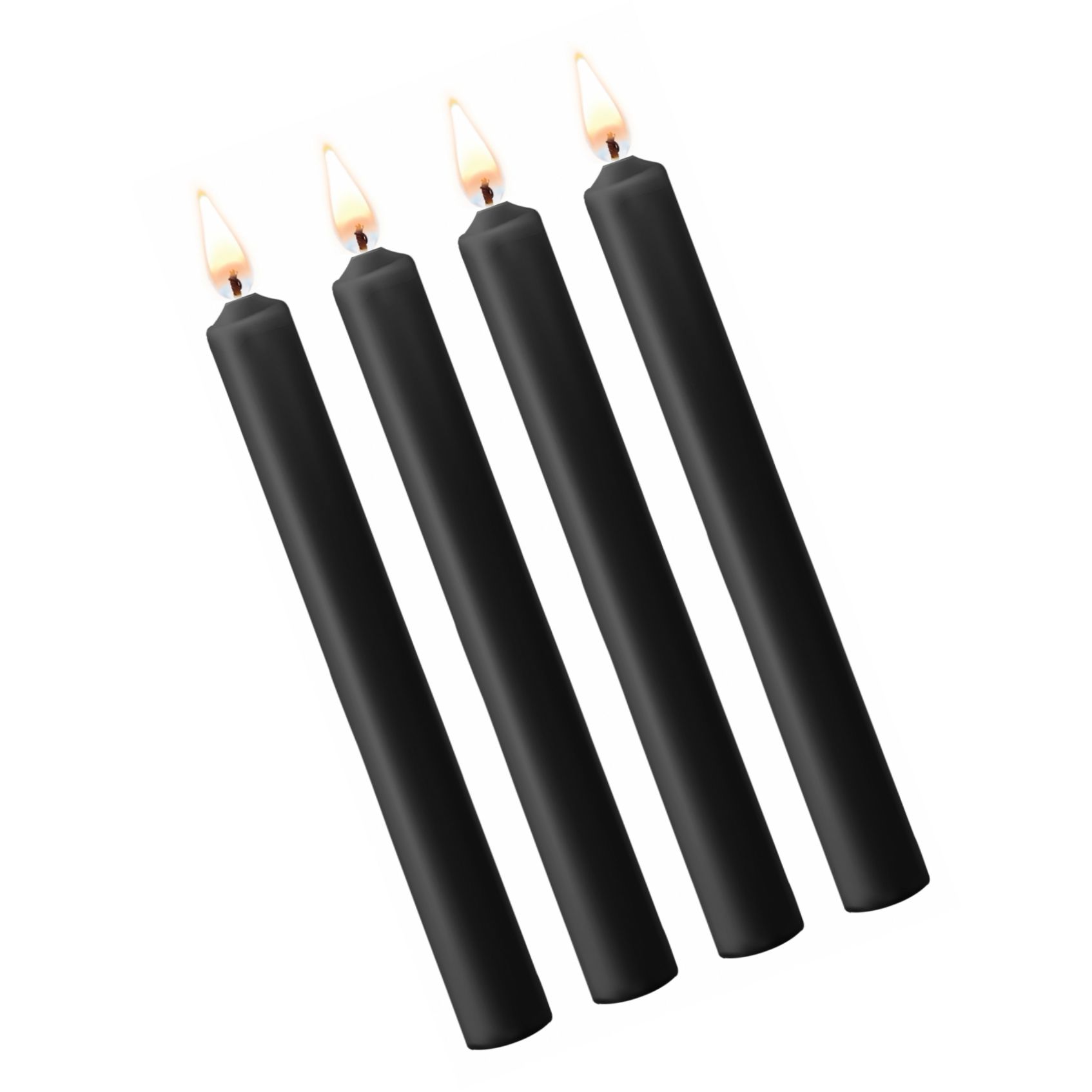 Set 4 Lumânări Negru