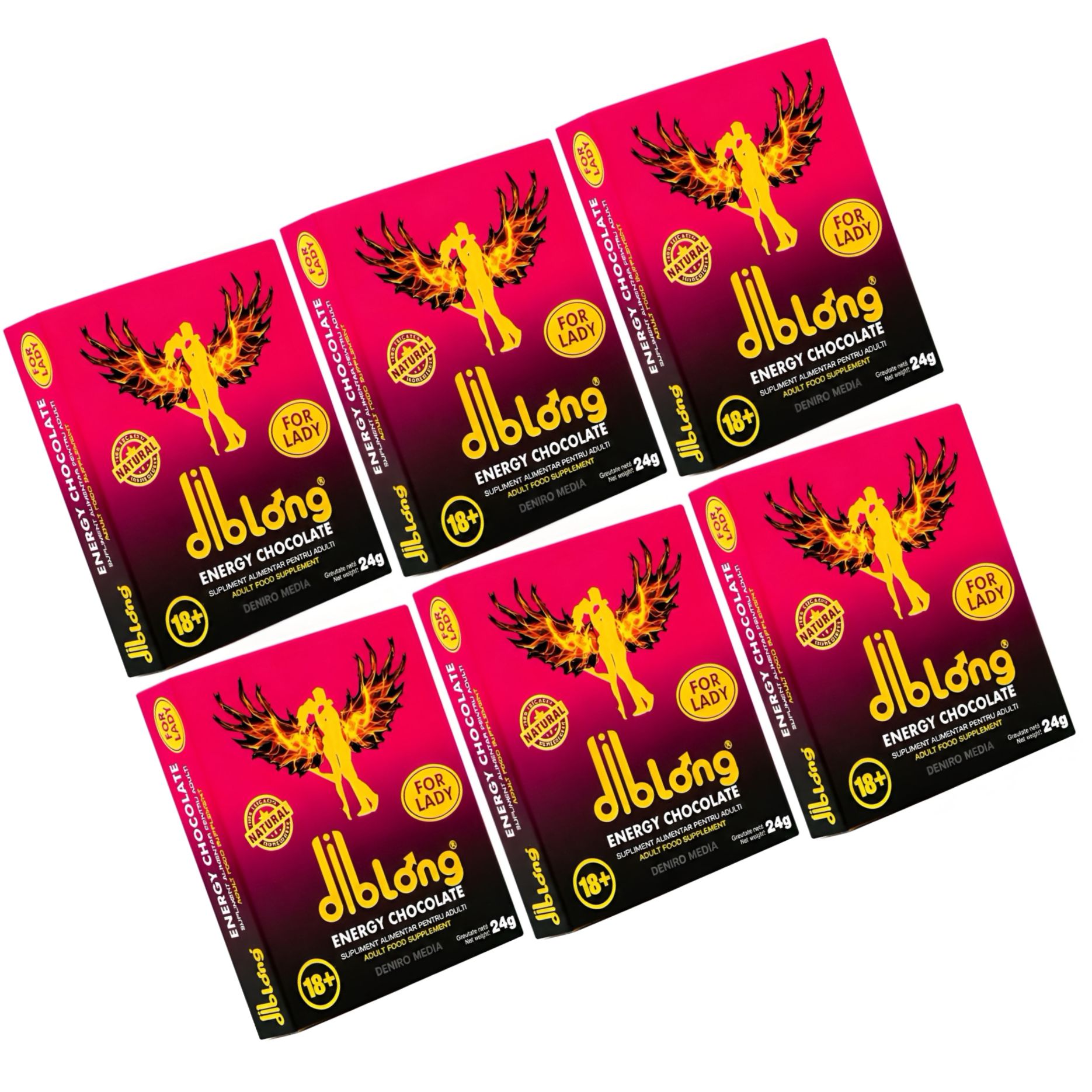 Set 6 x Ciocolată Afrodisiacă Pentru Femei 24g