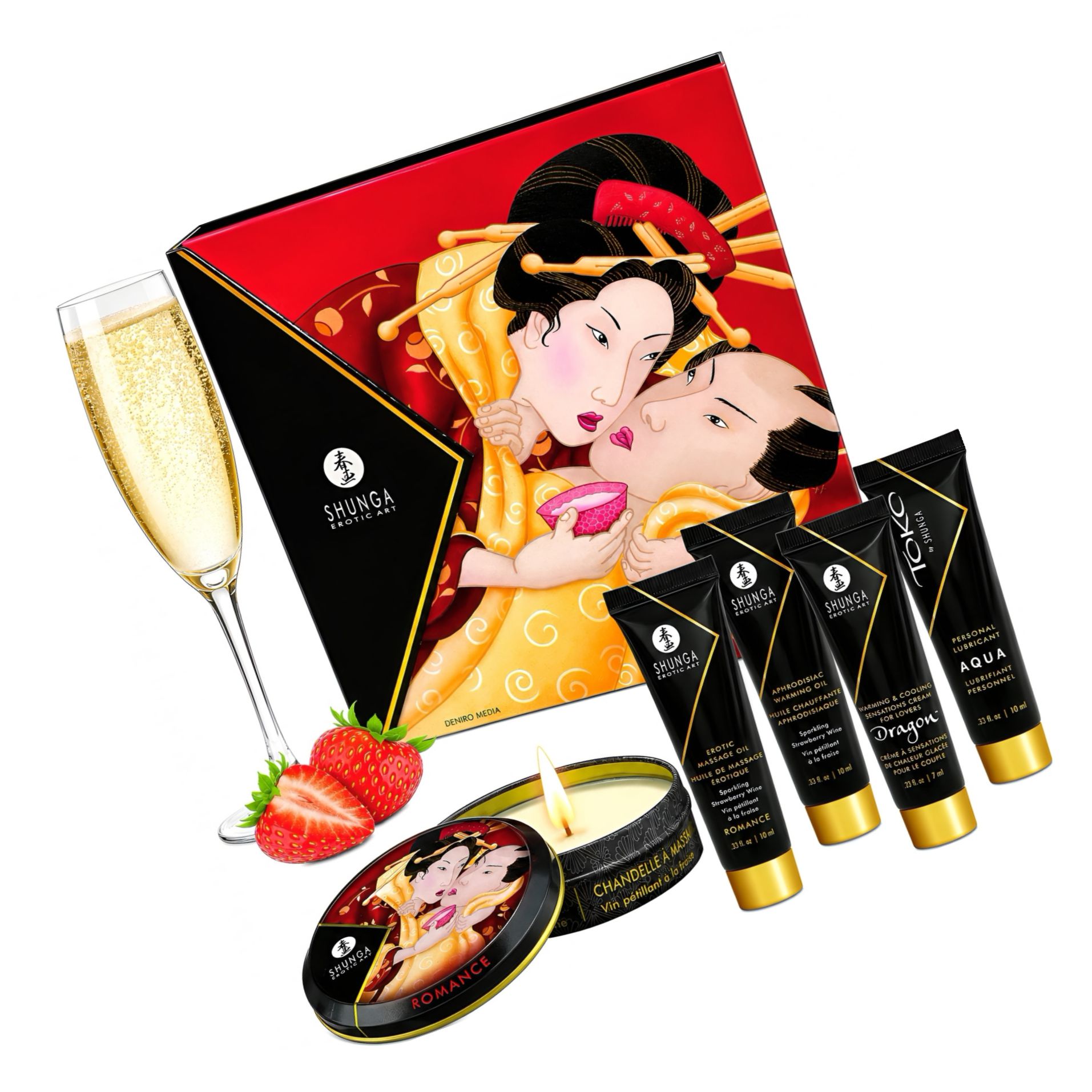 Set Cadou Geisha Secrets Strawberry