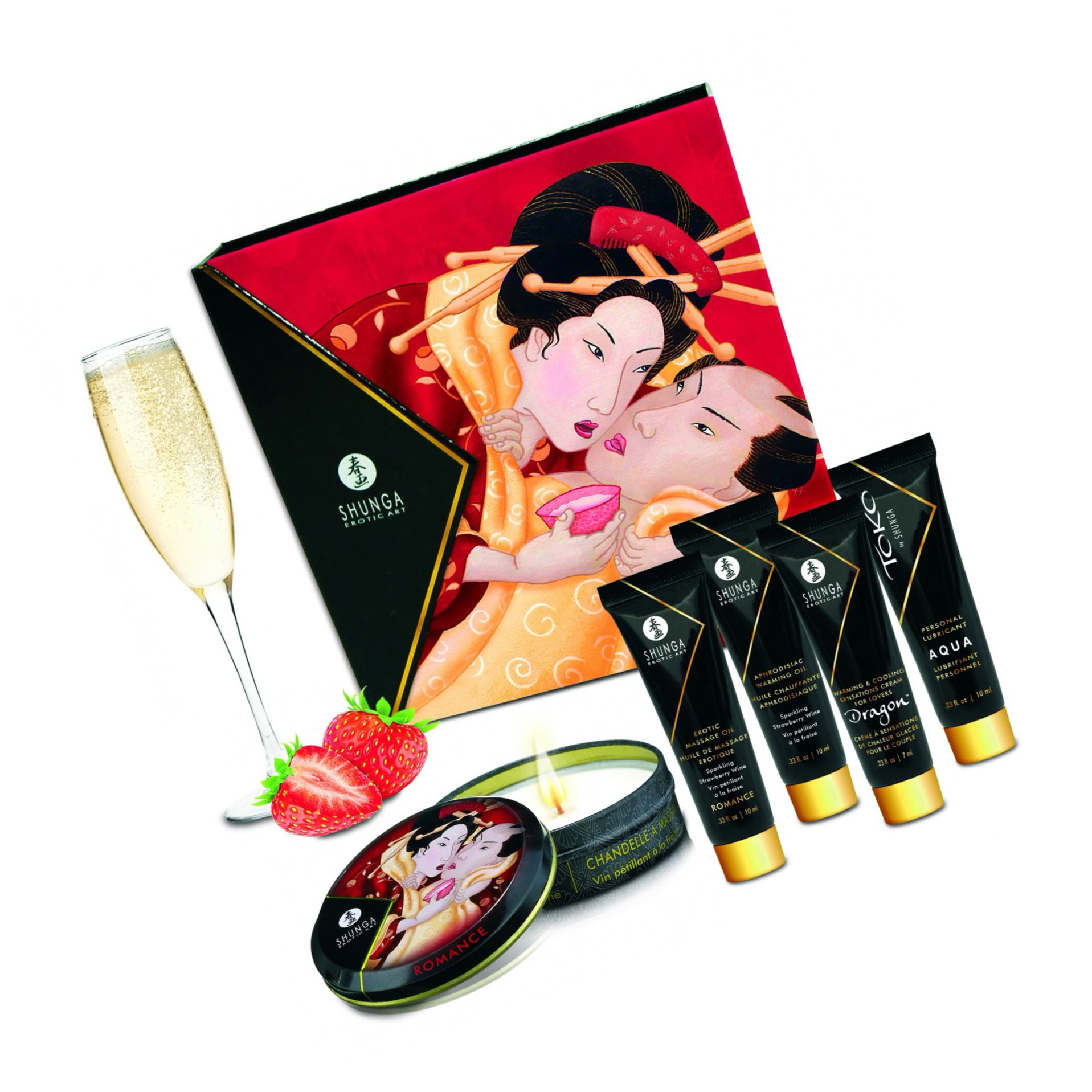 Set Cadou Geisha Secrets Strawberry