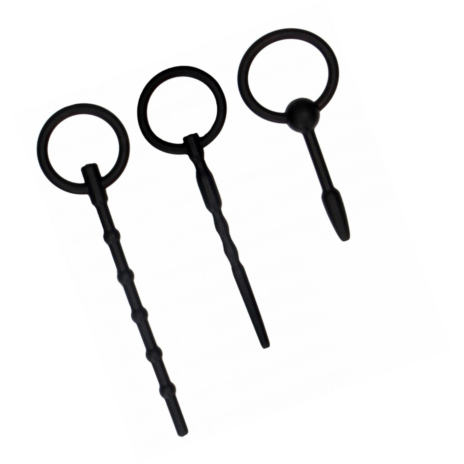 Set Dilatatoare Urethral Sounding Plug Negru